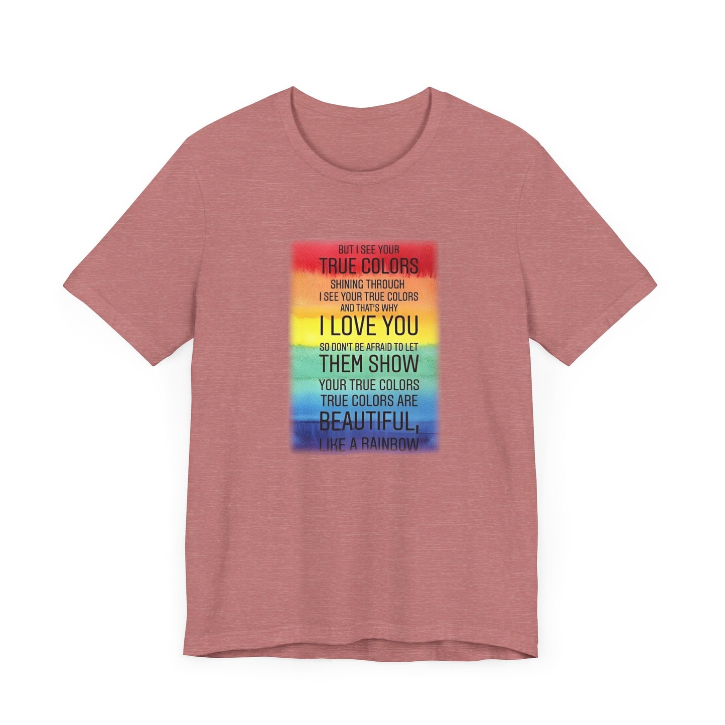 True colors Unisex Jersey Short Sleeve Tee