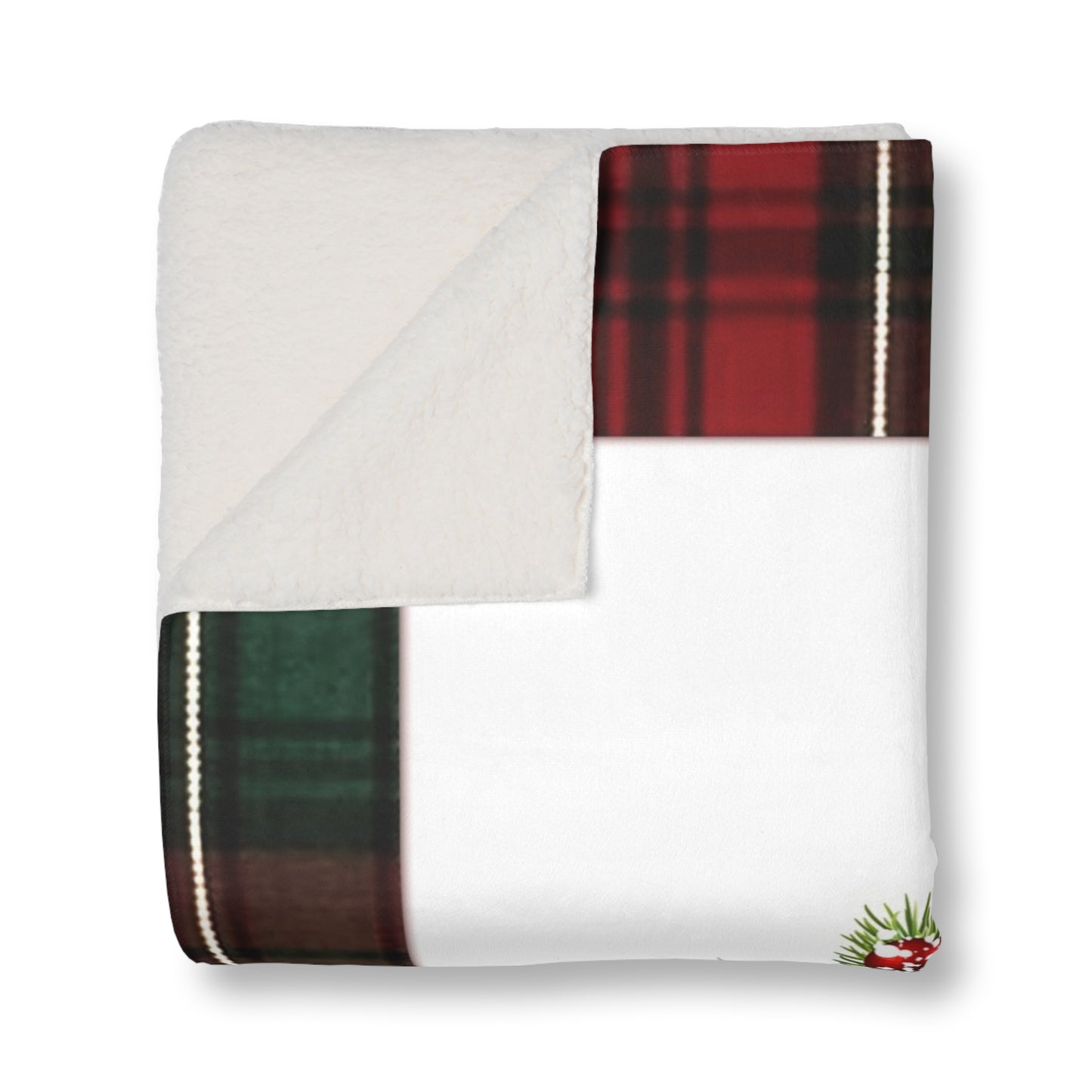 Christmas Sherpa Blanket