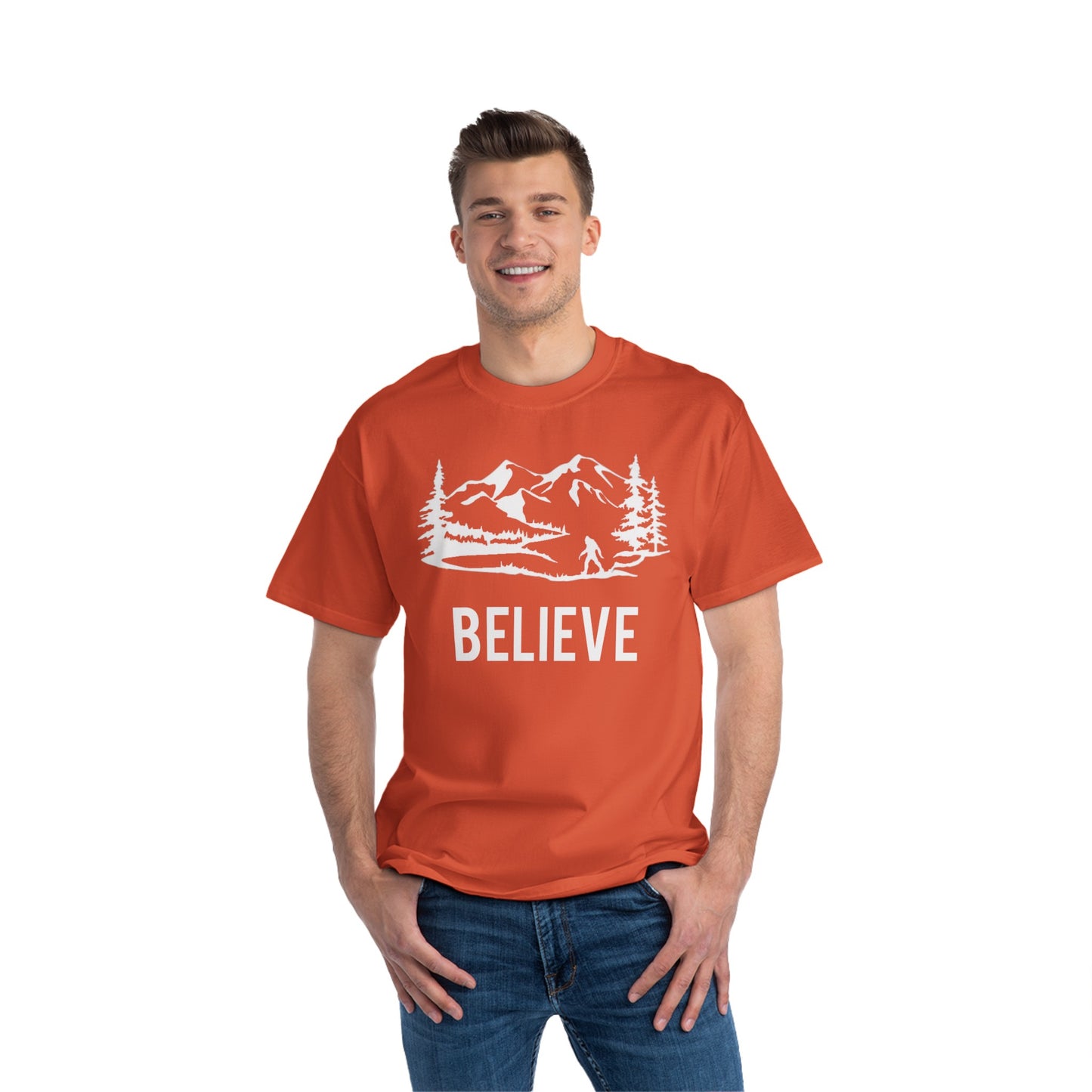 Sasquatch believe 1 Beefy-T®  Short-Sleeve T-Shirt