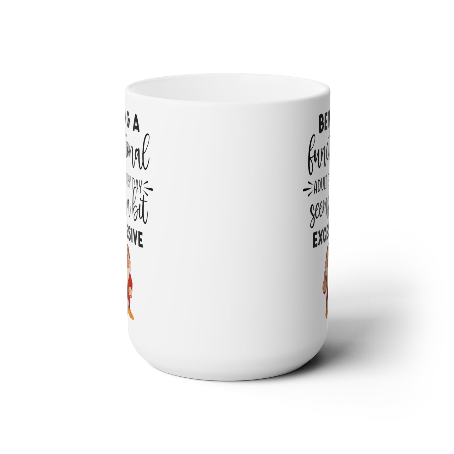 Functional Ceramic Mug 15oz