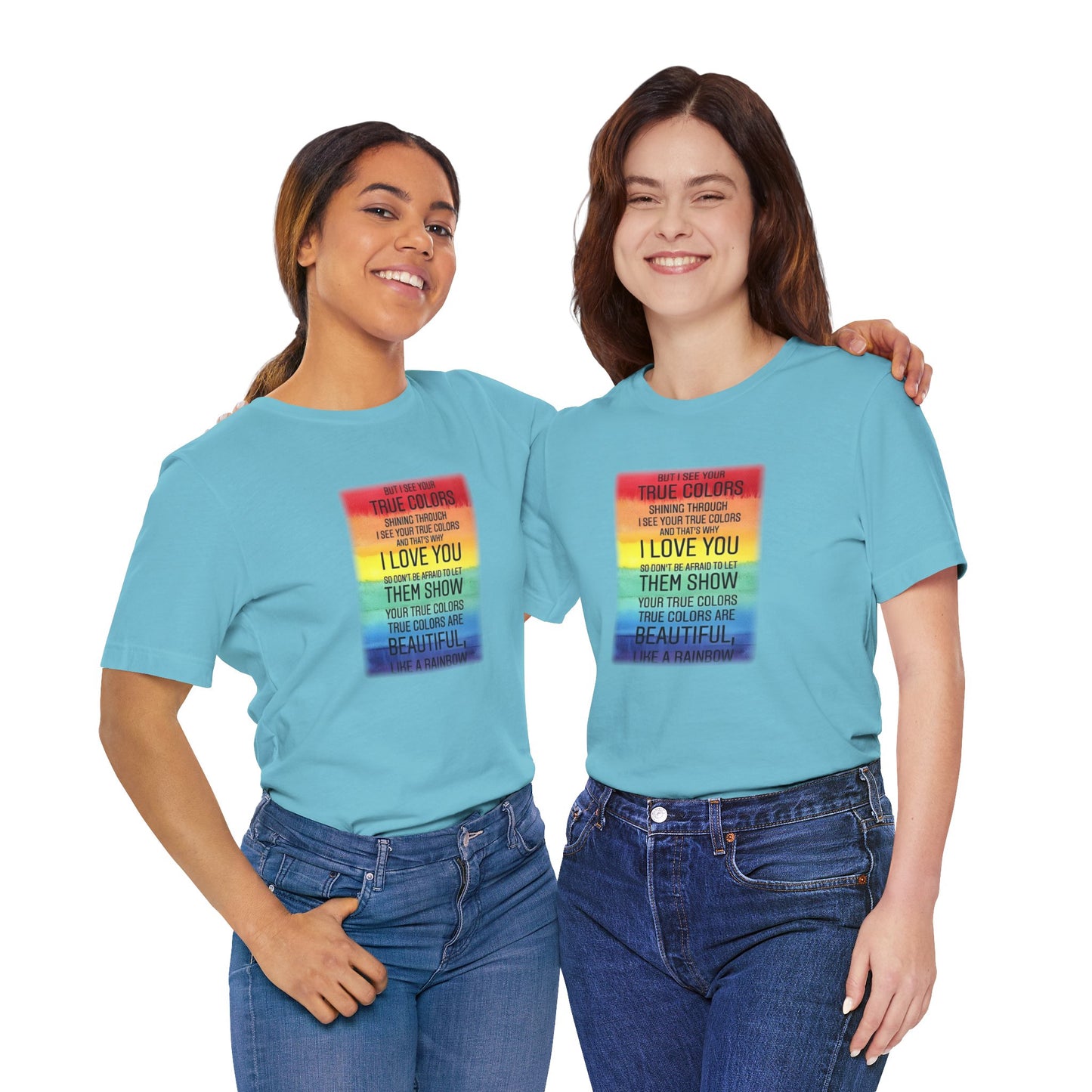 True colors Unisex Jersey Short Sleeve Tee