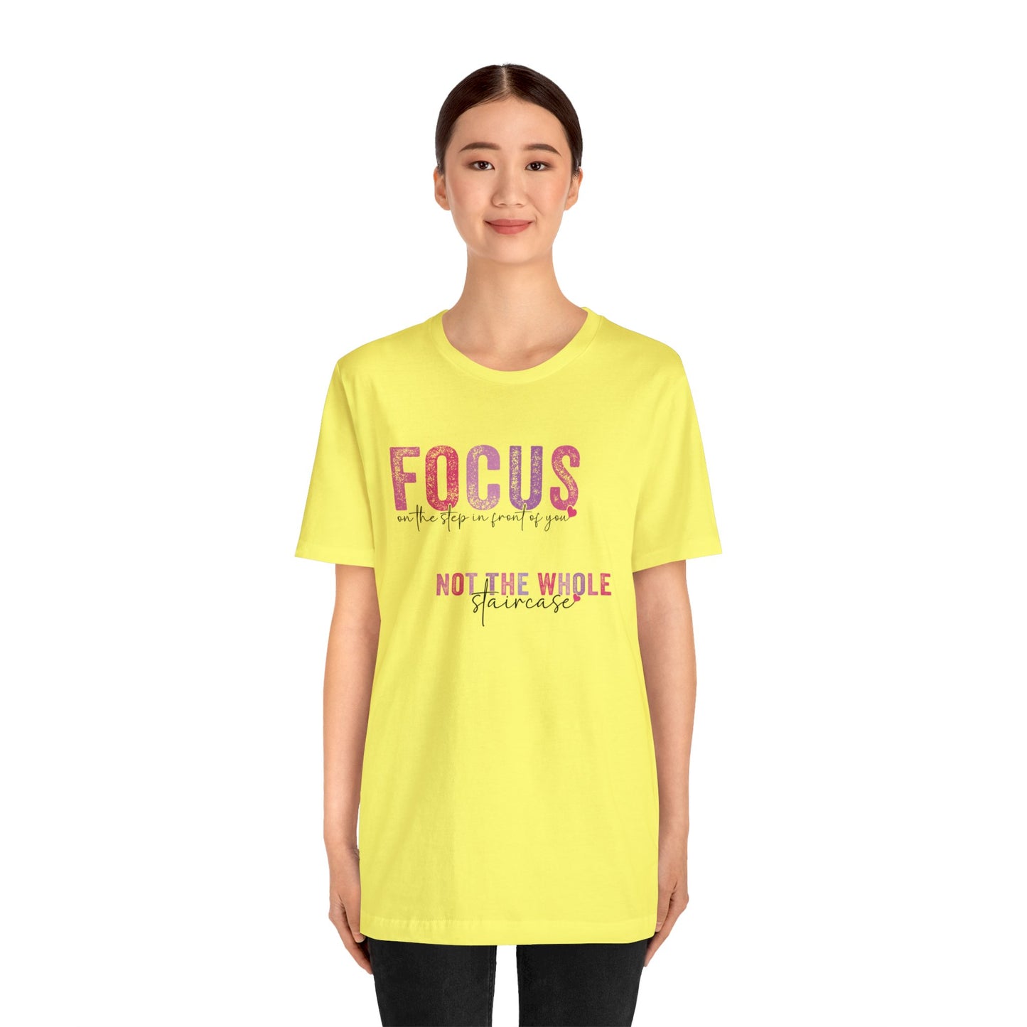 Focus Unisex Jersey Short Sleeve Tee