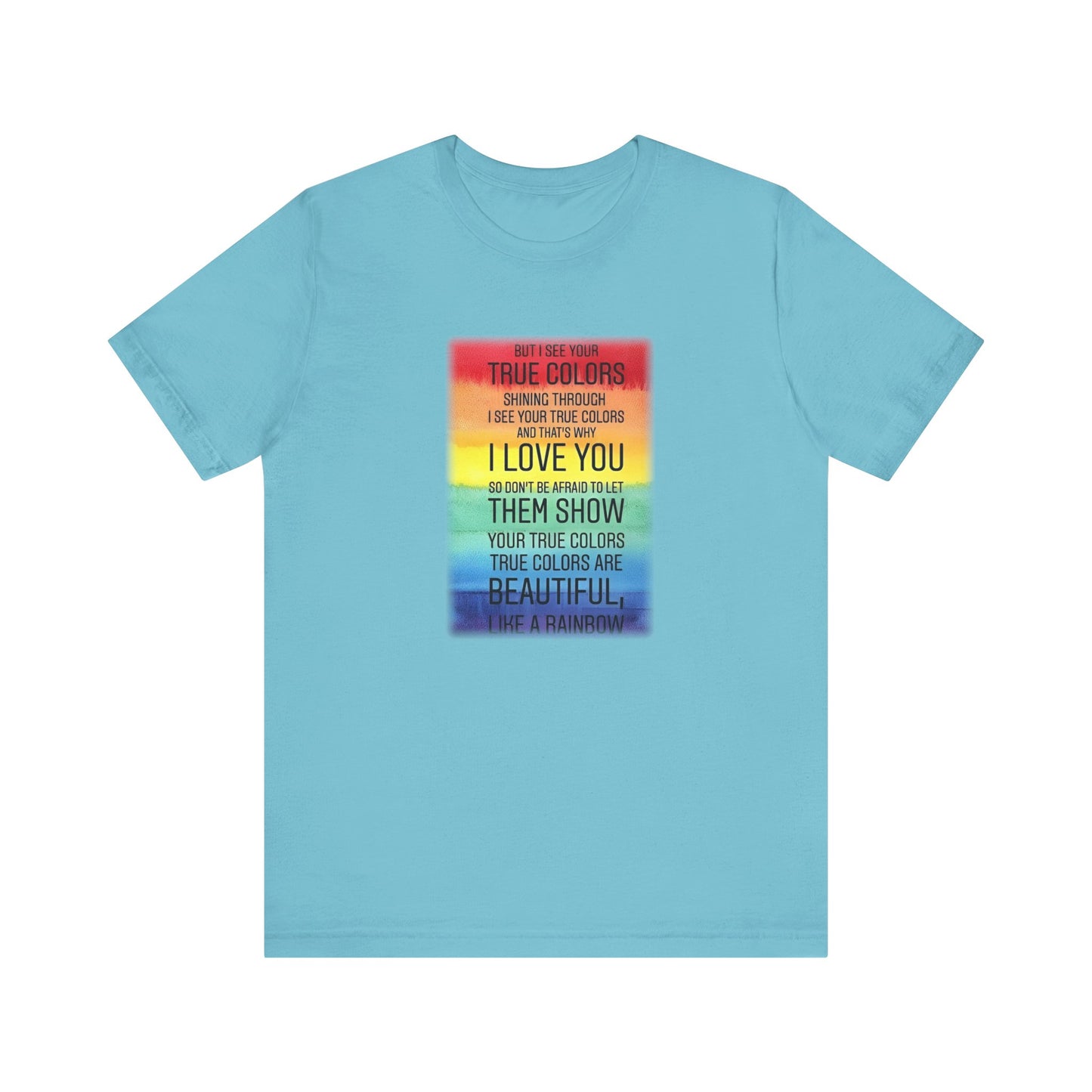 True colors Unisex Jersey Short Sleeve Tee