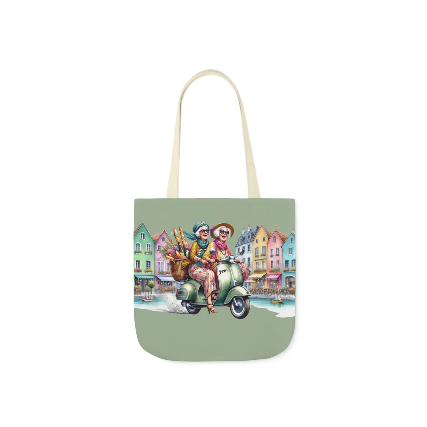 001 Canvas Tote Bag, 5-Color Straps