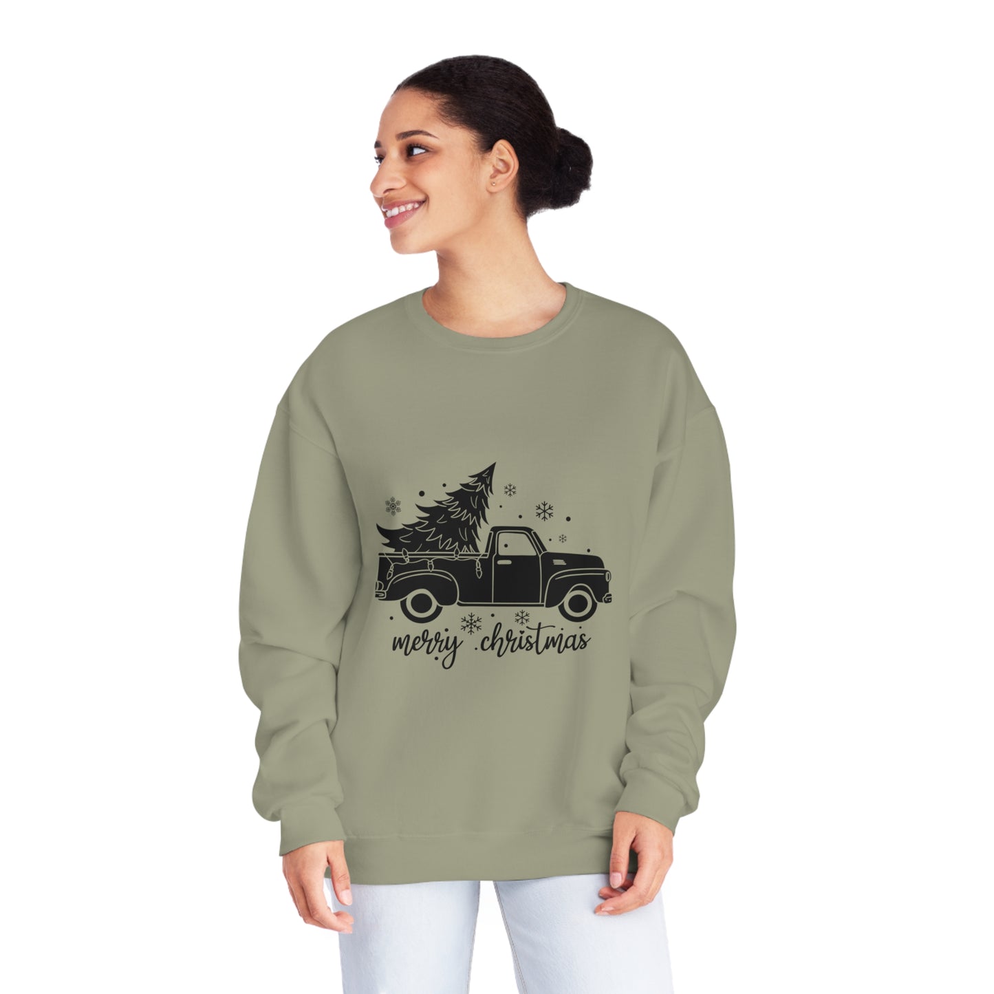 Merry Christmas Unisex NuBlend® Crewneck Sweatshirt