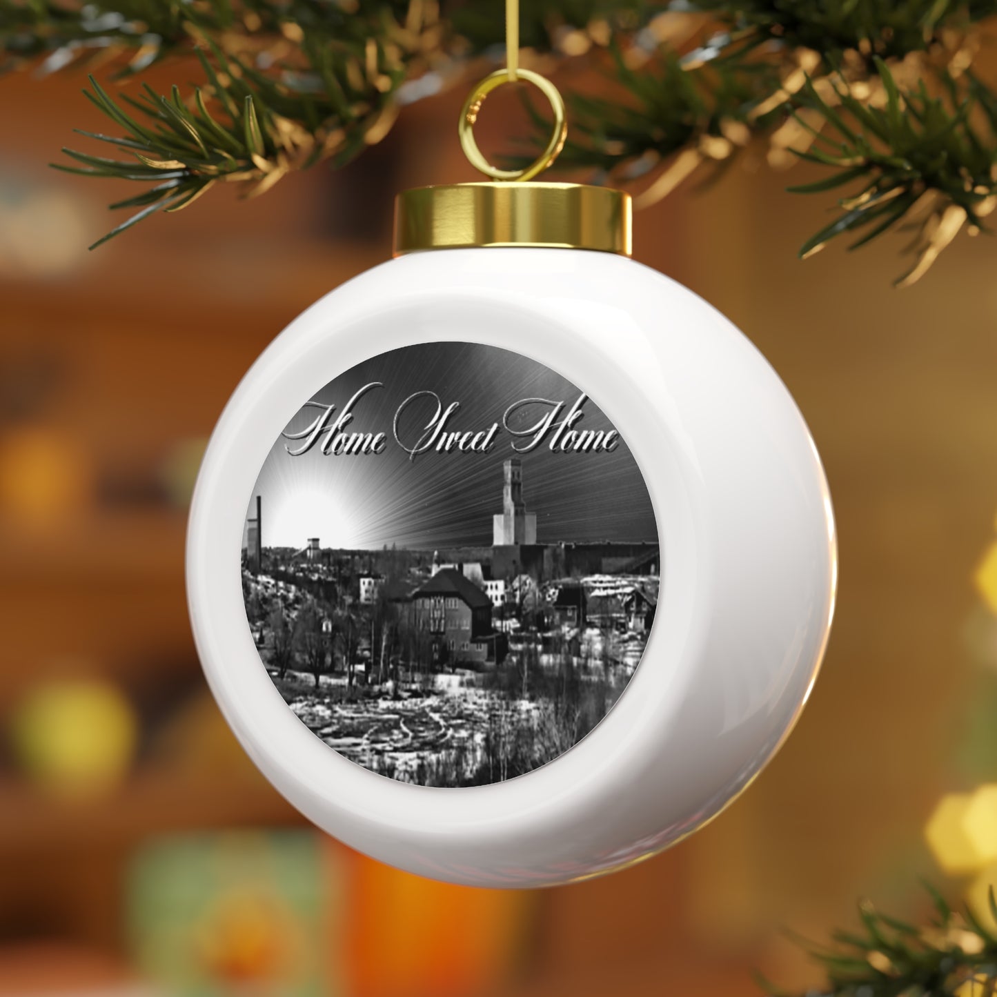 Christmas Home Ball Ornament