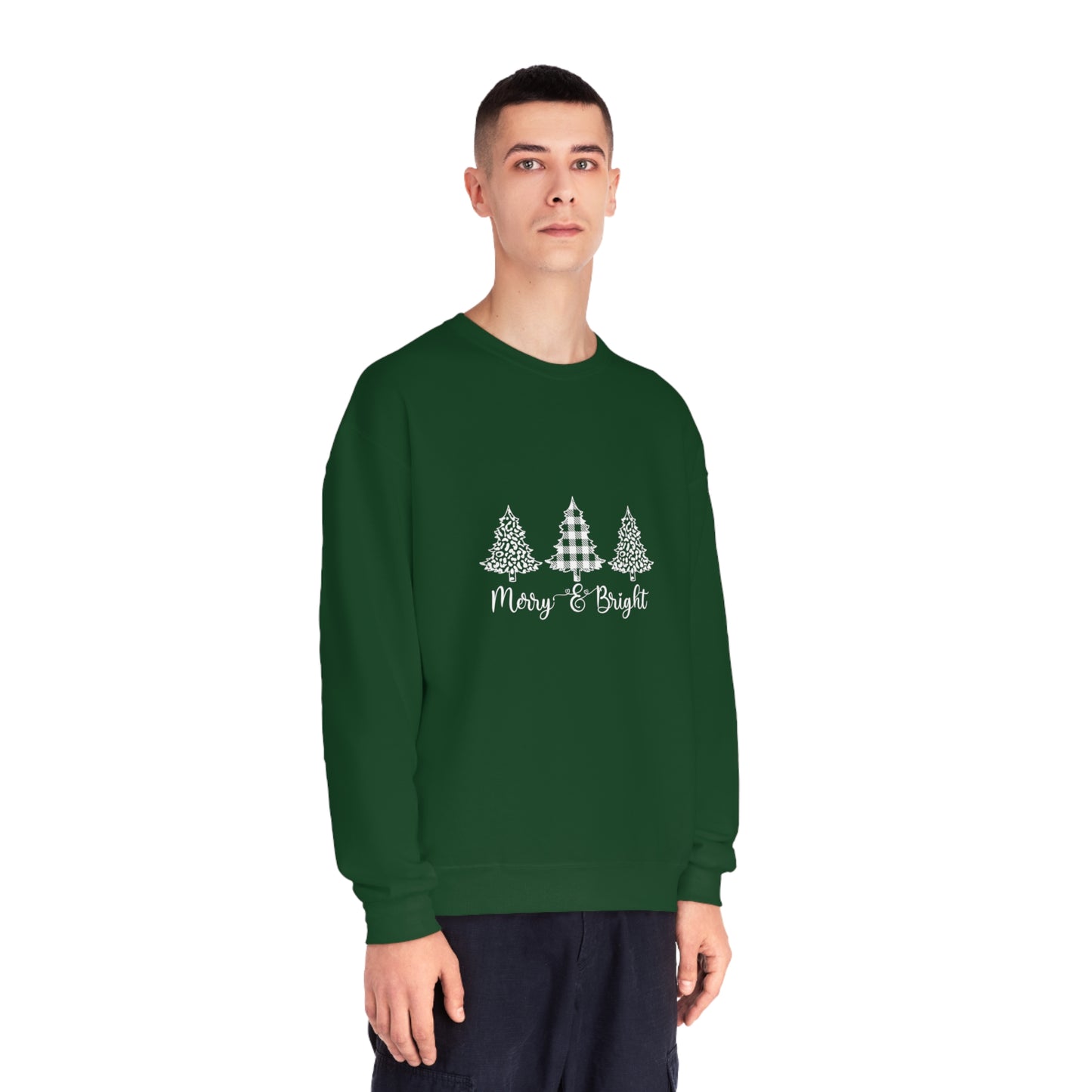 Merry and bright Unisex NuBlend® Crewneck Sweatshirt