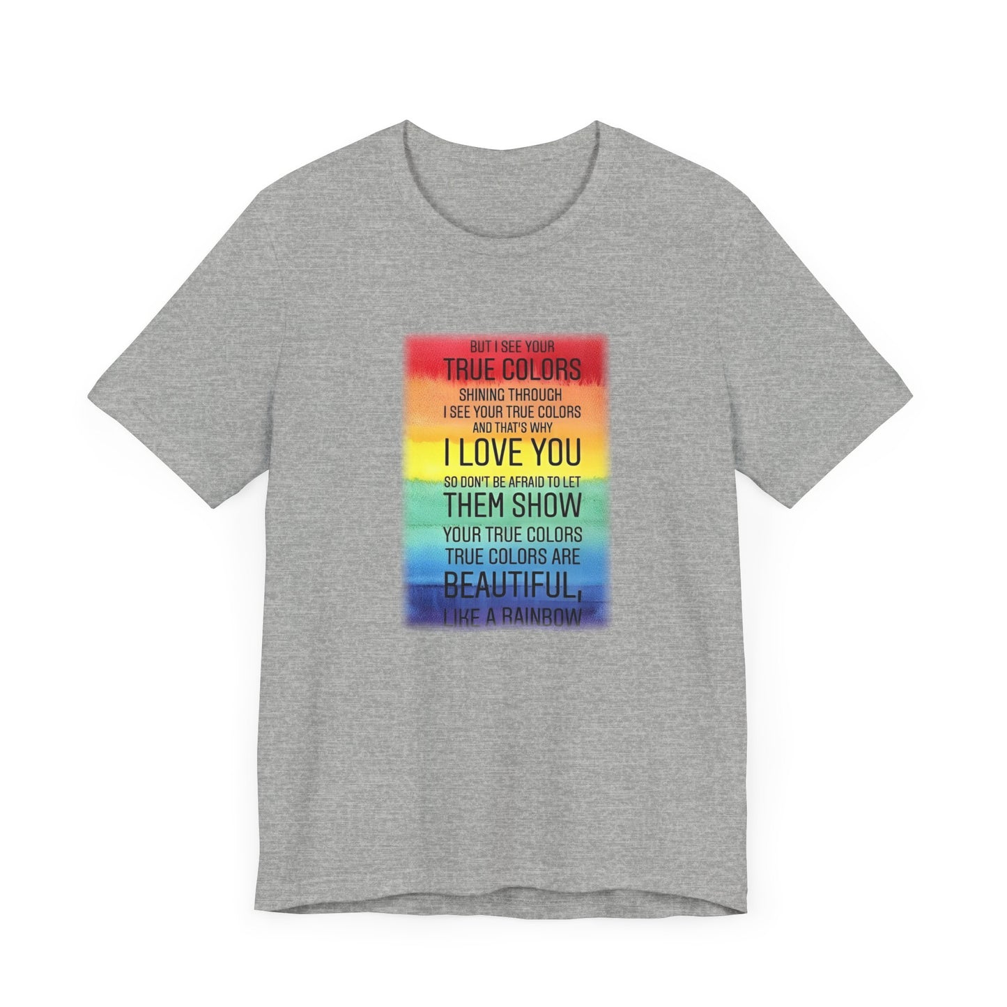 True colors Unisex Jersey Short Sleeve Tee