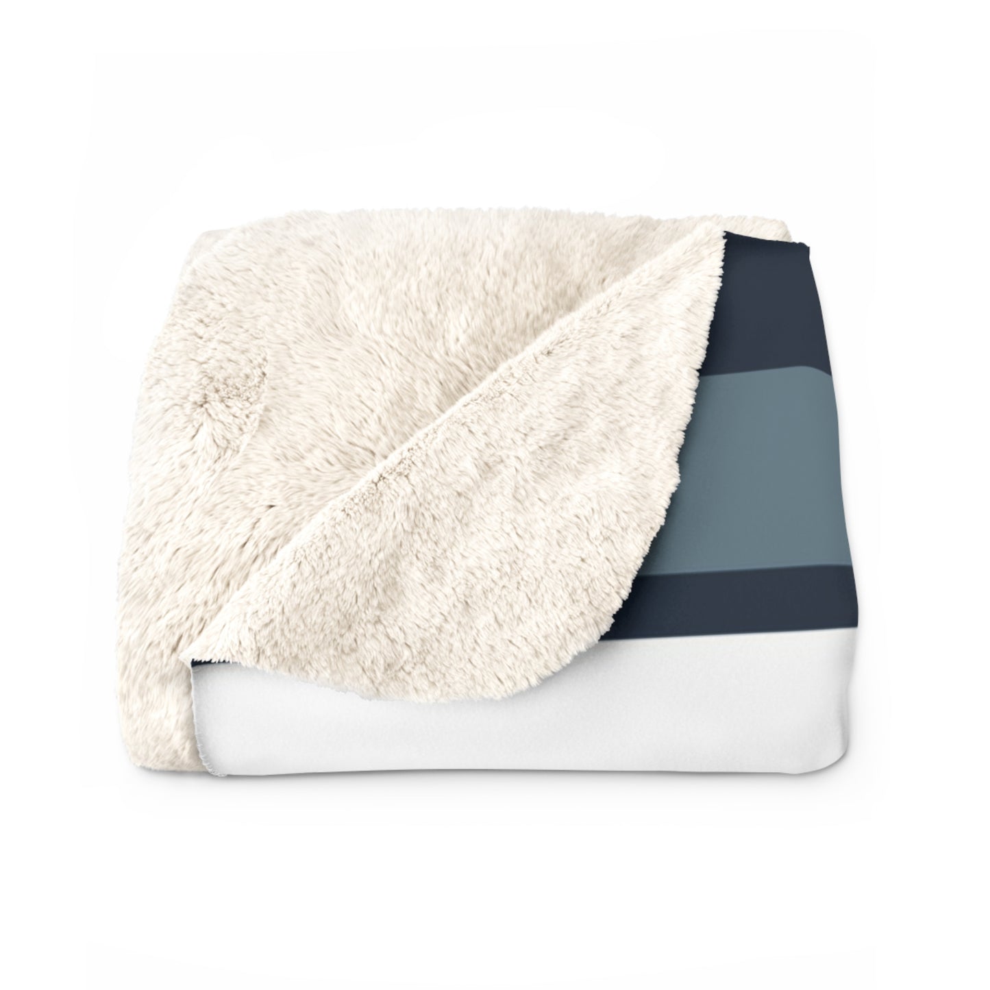 Blue Sherpa Fleece Blanket