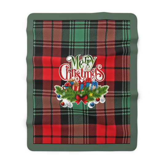 Christmas Sherpa Fleece Blanket