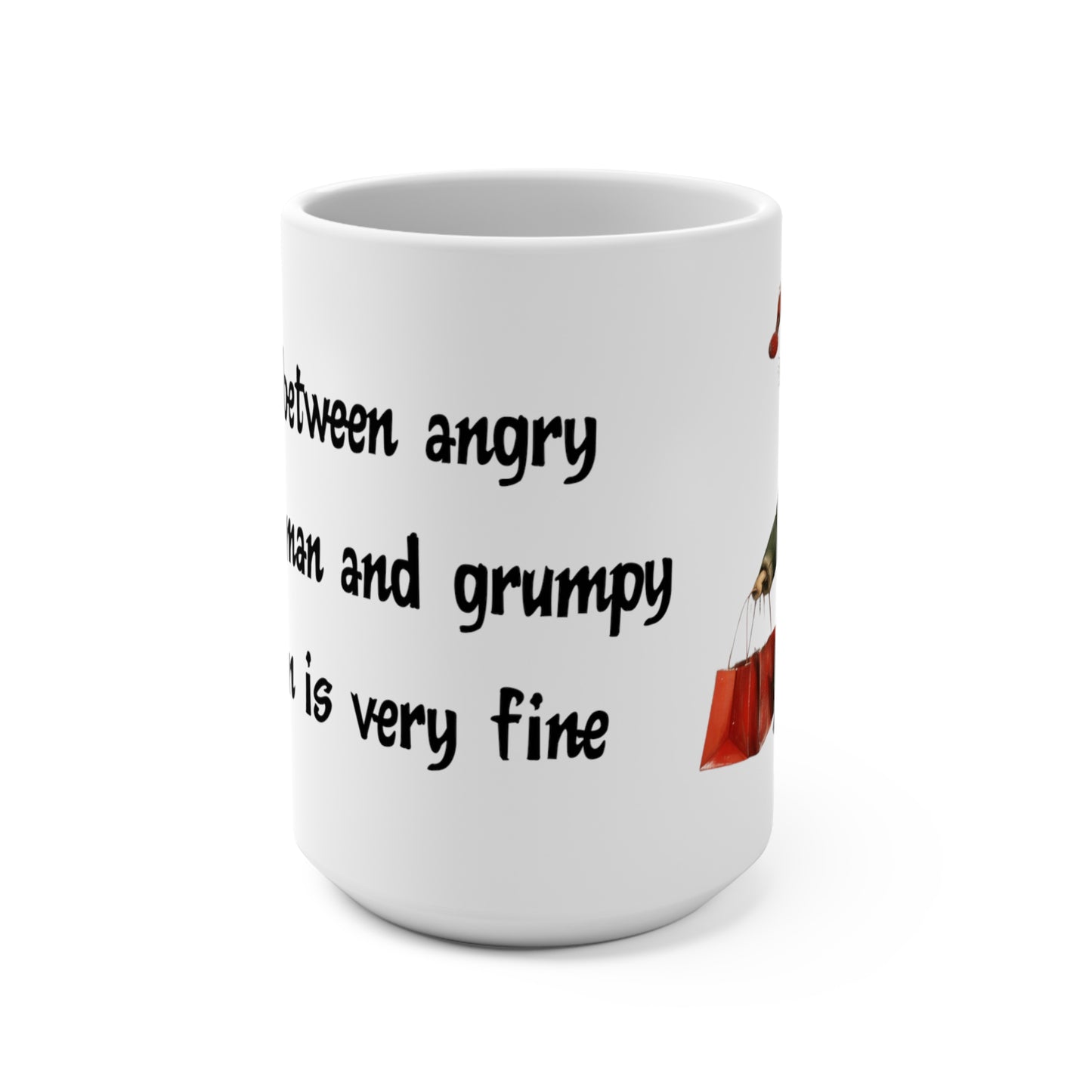 Fine line Mug 15oz