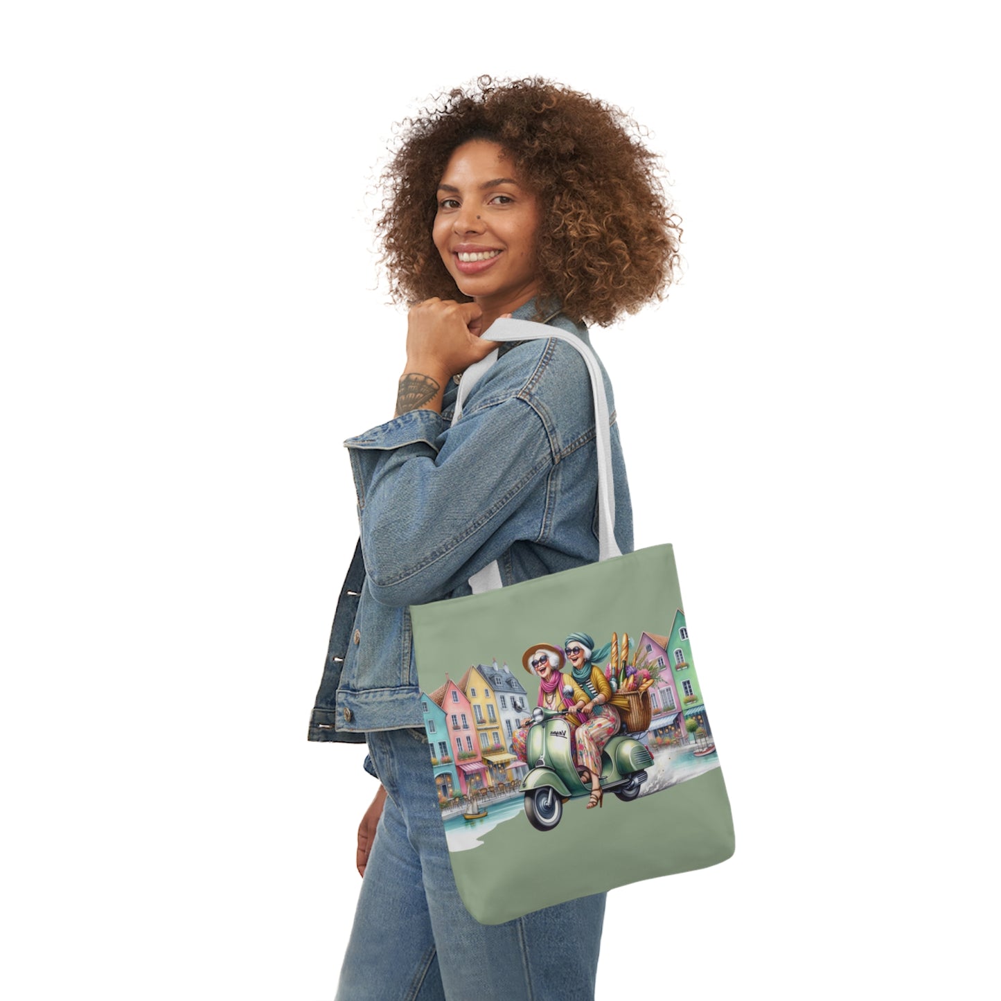 001 Canvas Tote Bag, 5-Color Straps