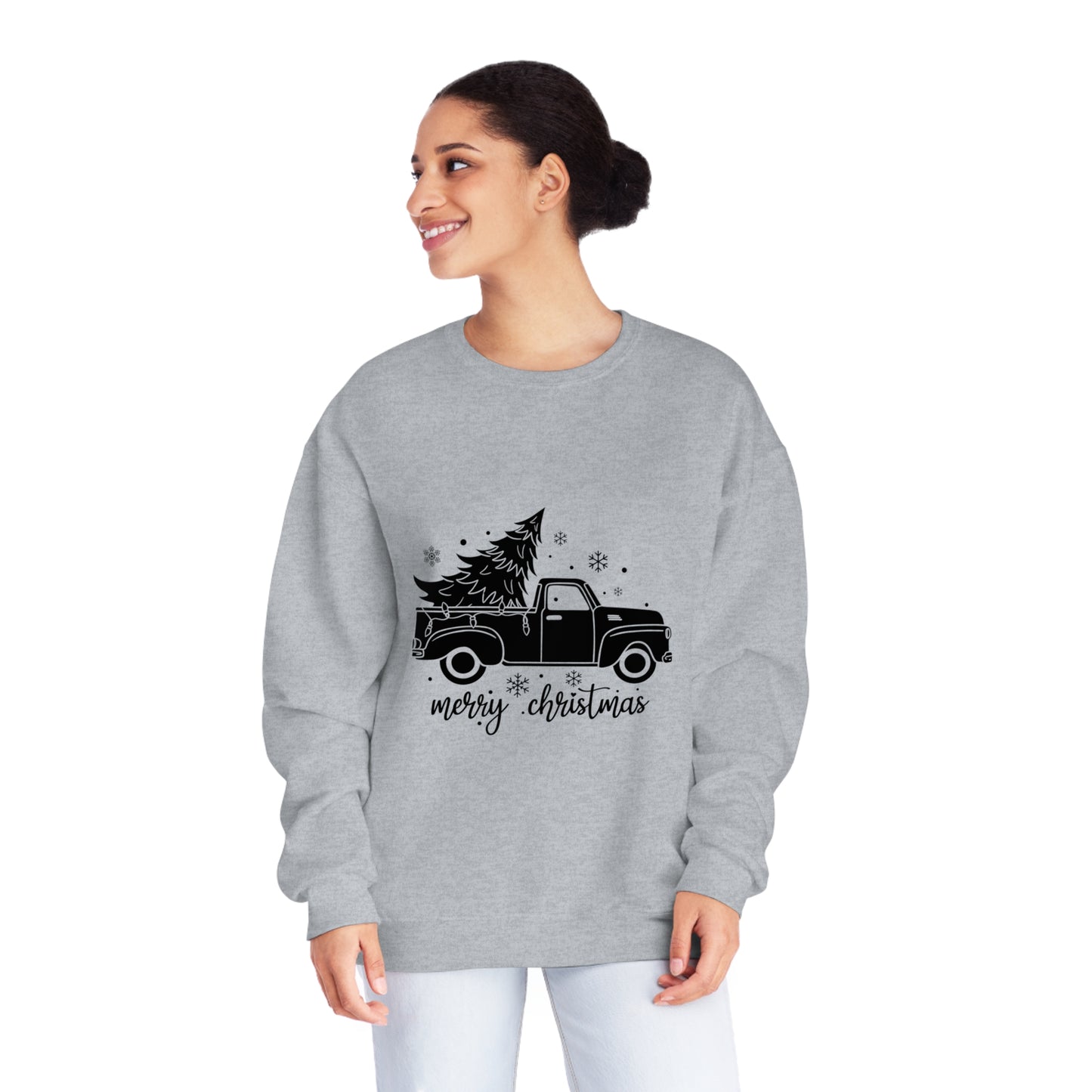 Merry Christmas Unisex NuBlend® Crewneck Sweatshirt