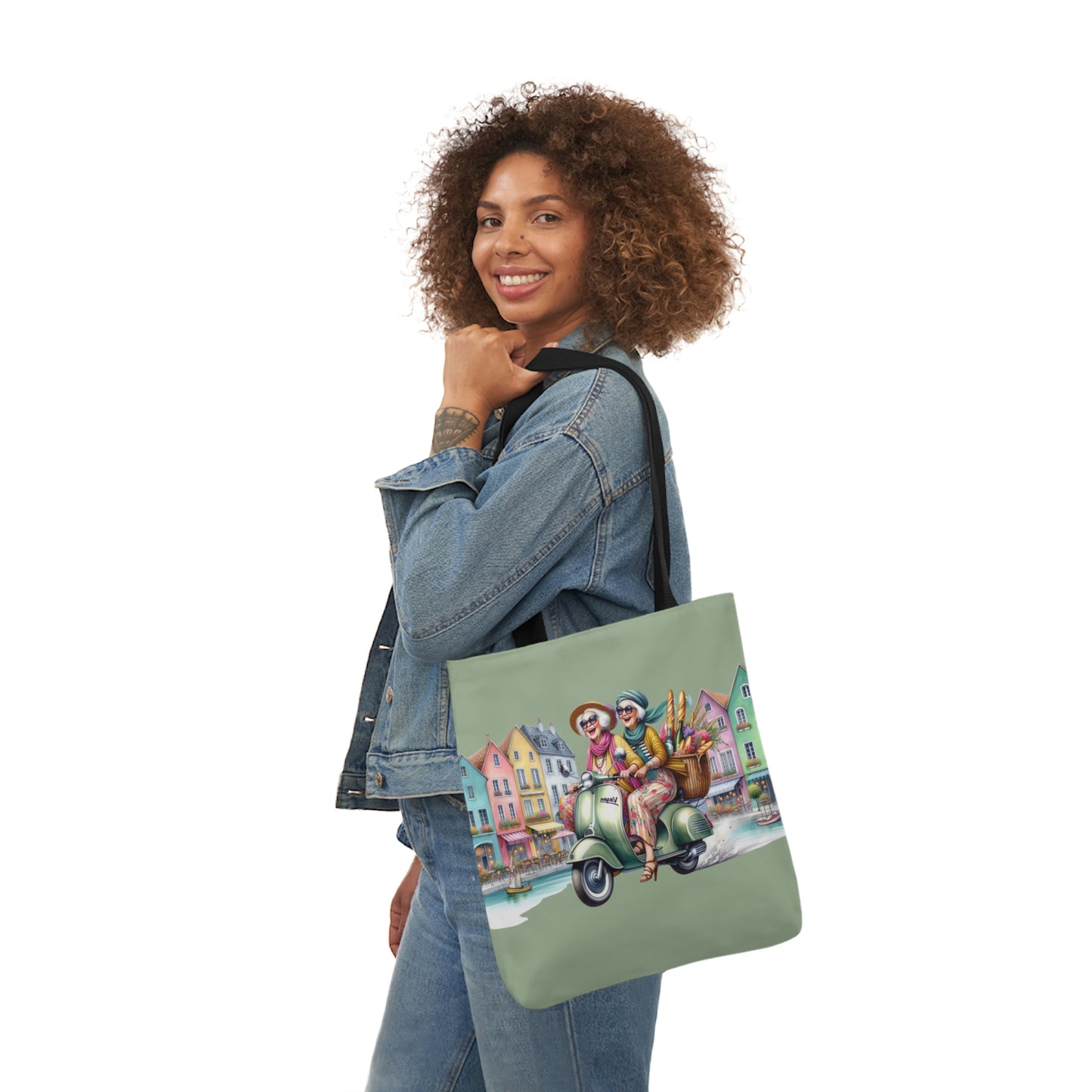 001 Canvas Tote Bag, 5-Color Straps