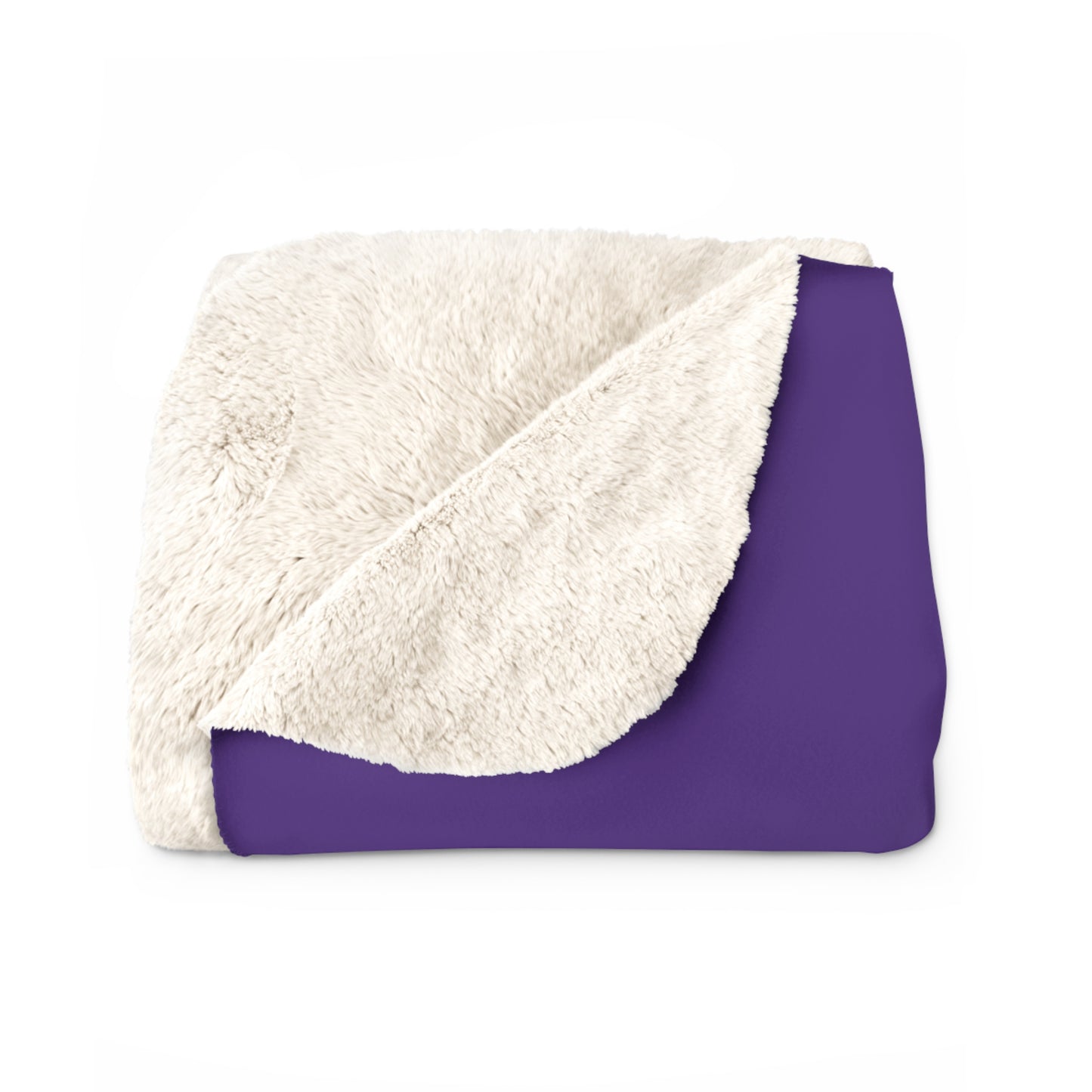 Roots purple Sherpa Fleece Blanket