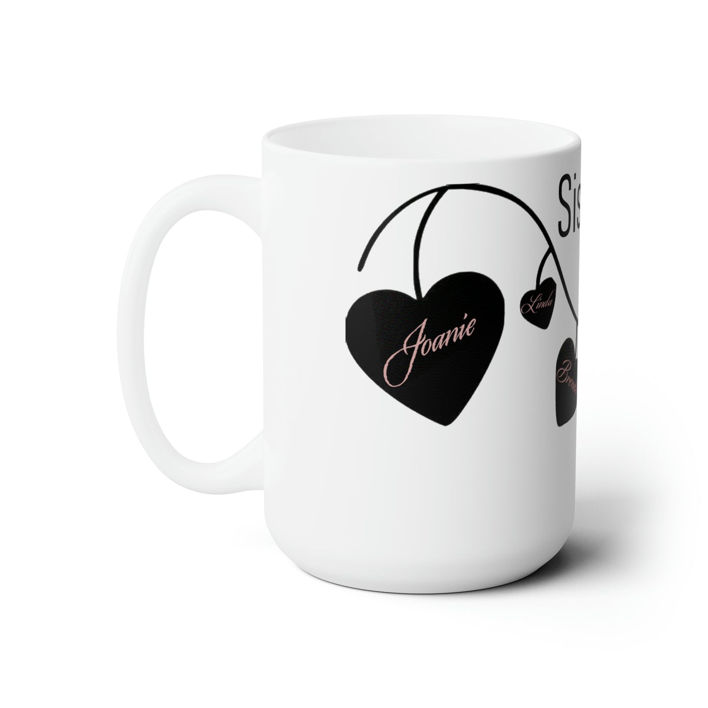 Heart Strings Ceramic Mug 15oz