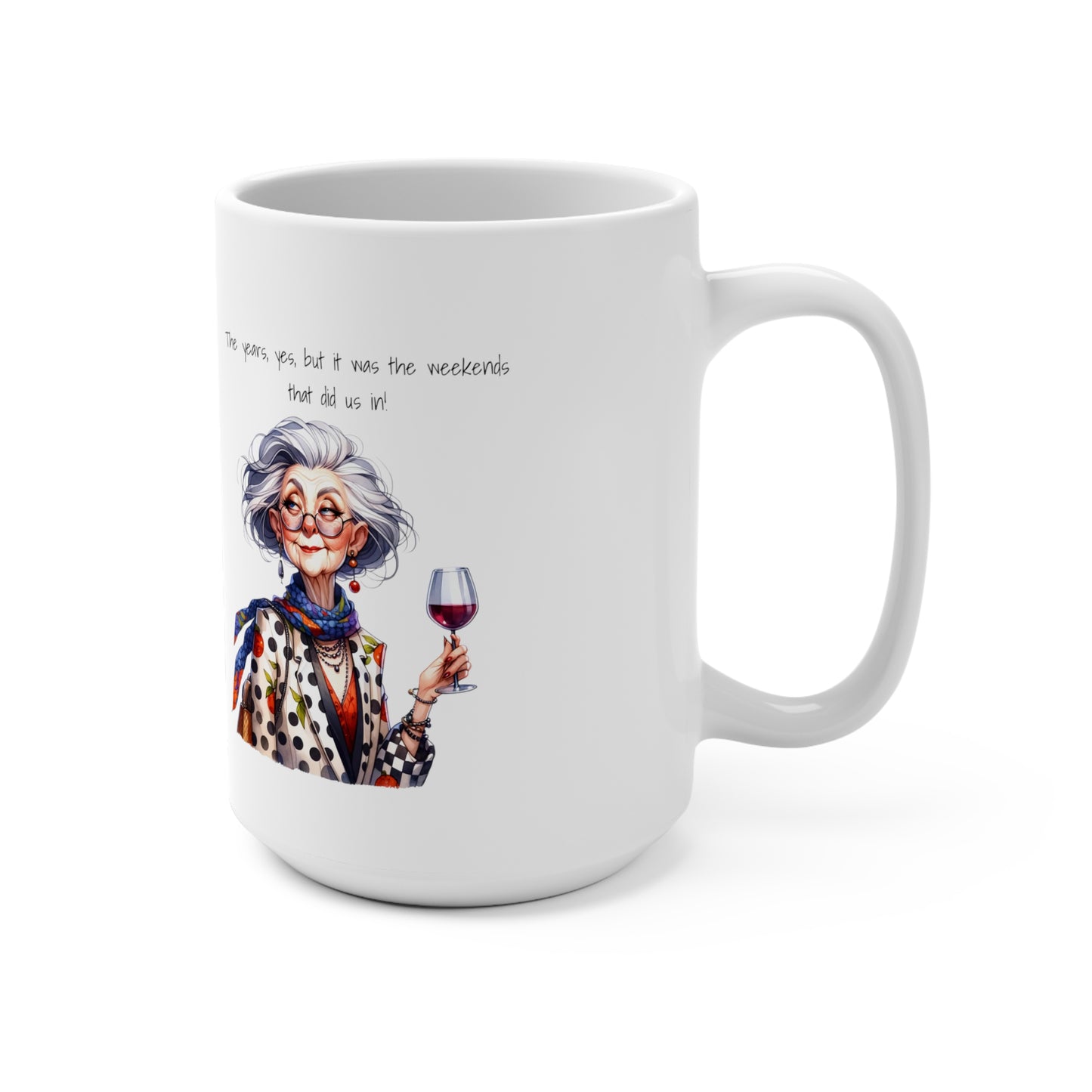 001 Three Old Broads Mug 15oz