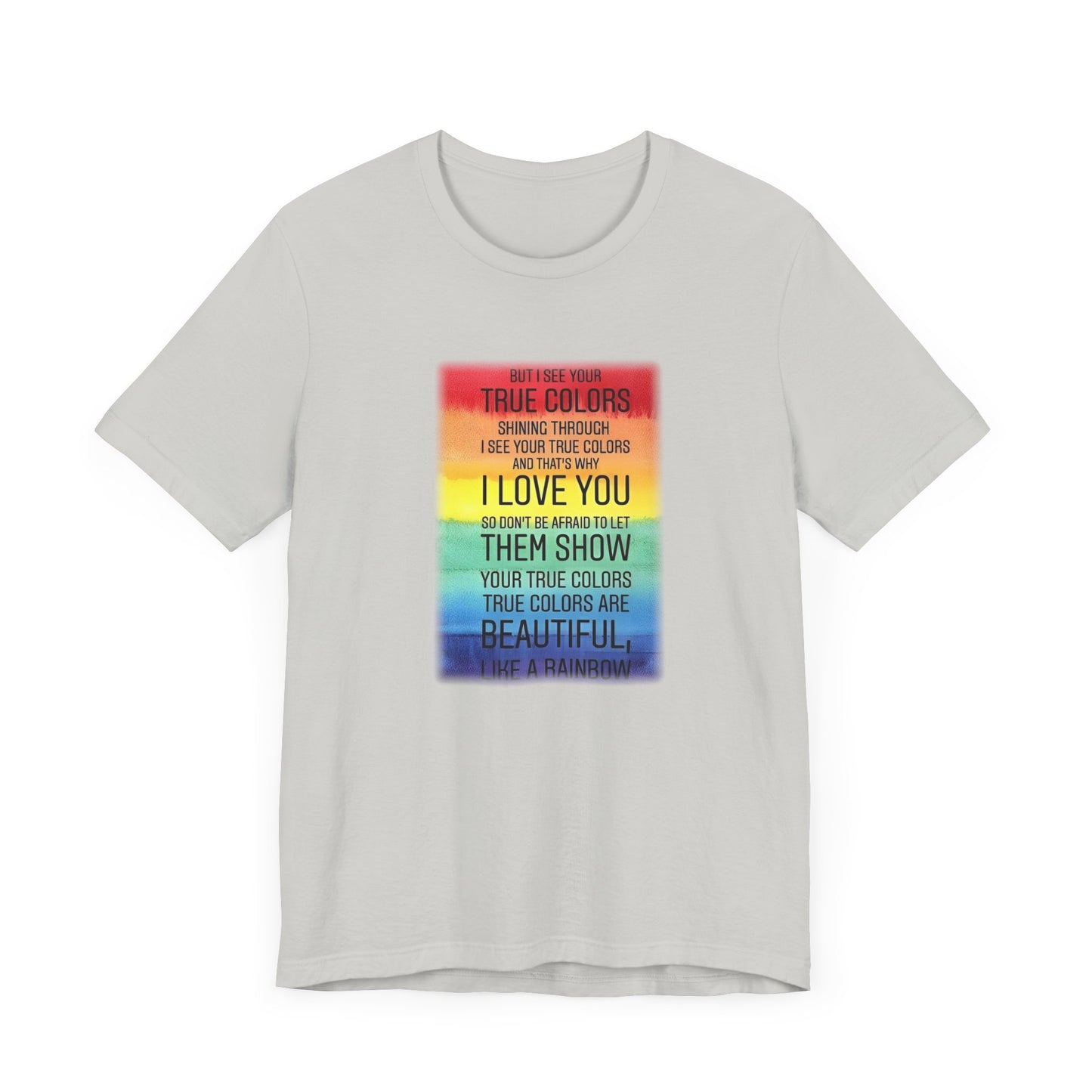 True colors Unisex Jersey Short Sleeve Tee