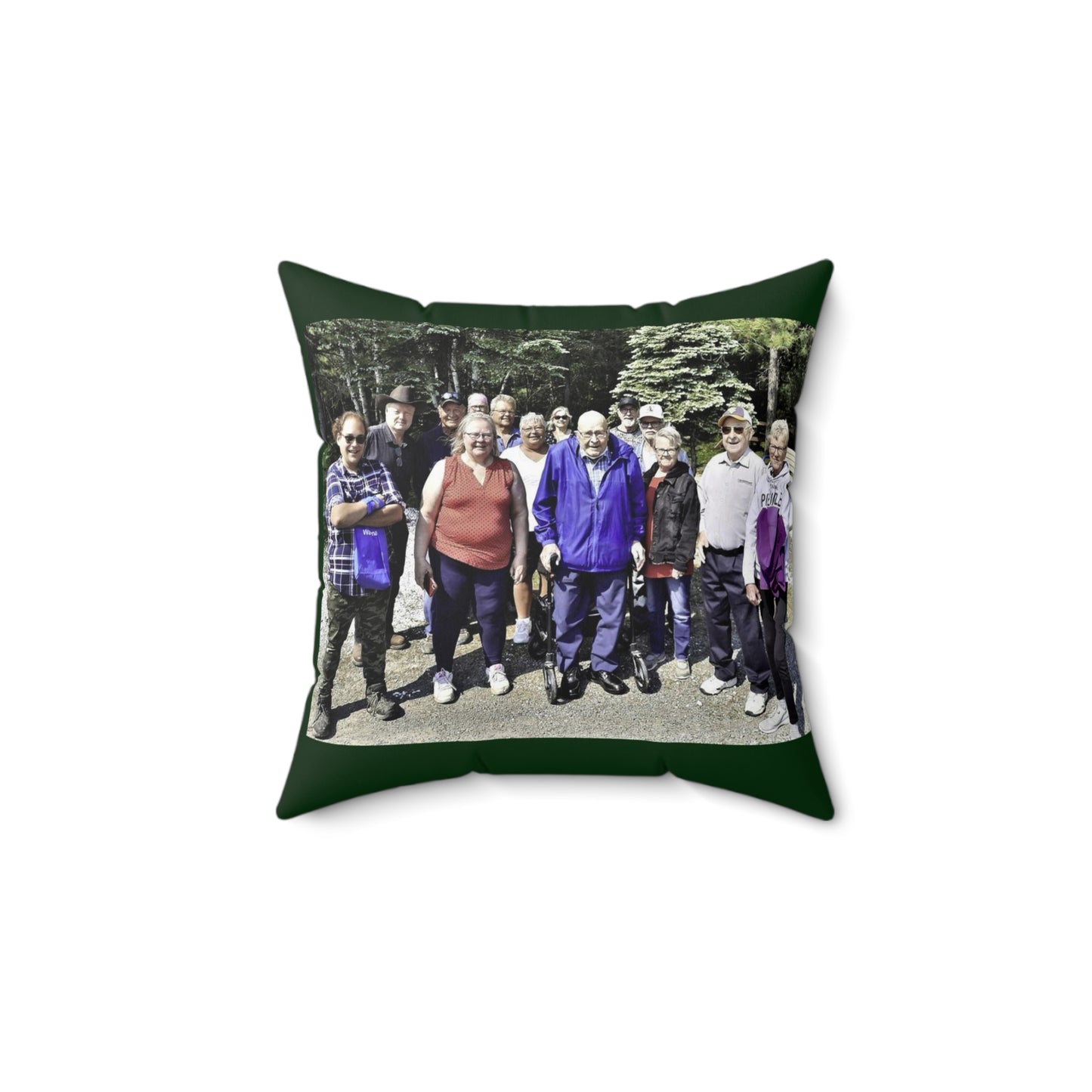 CR The Walk About Spun Polyester Square Pillow