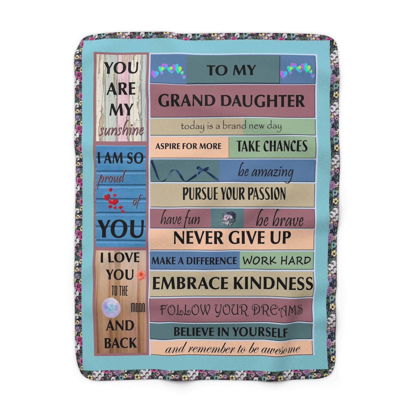 Grand Daughter Sherpa Fleece Blanket