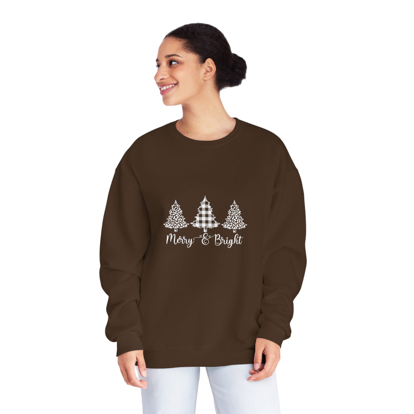 Merry and bright Unisex NuBlend® Crewneck Sweatshirt