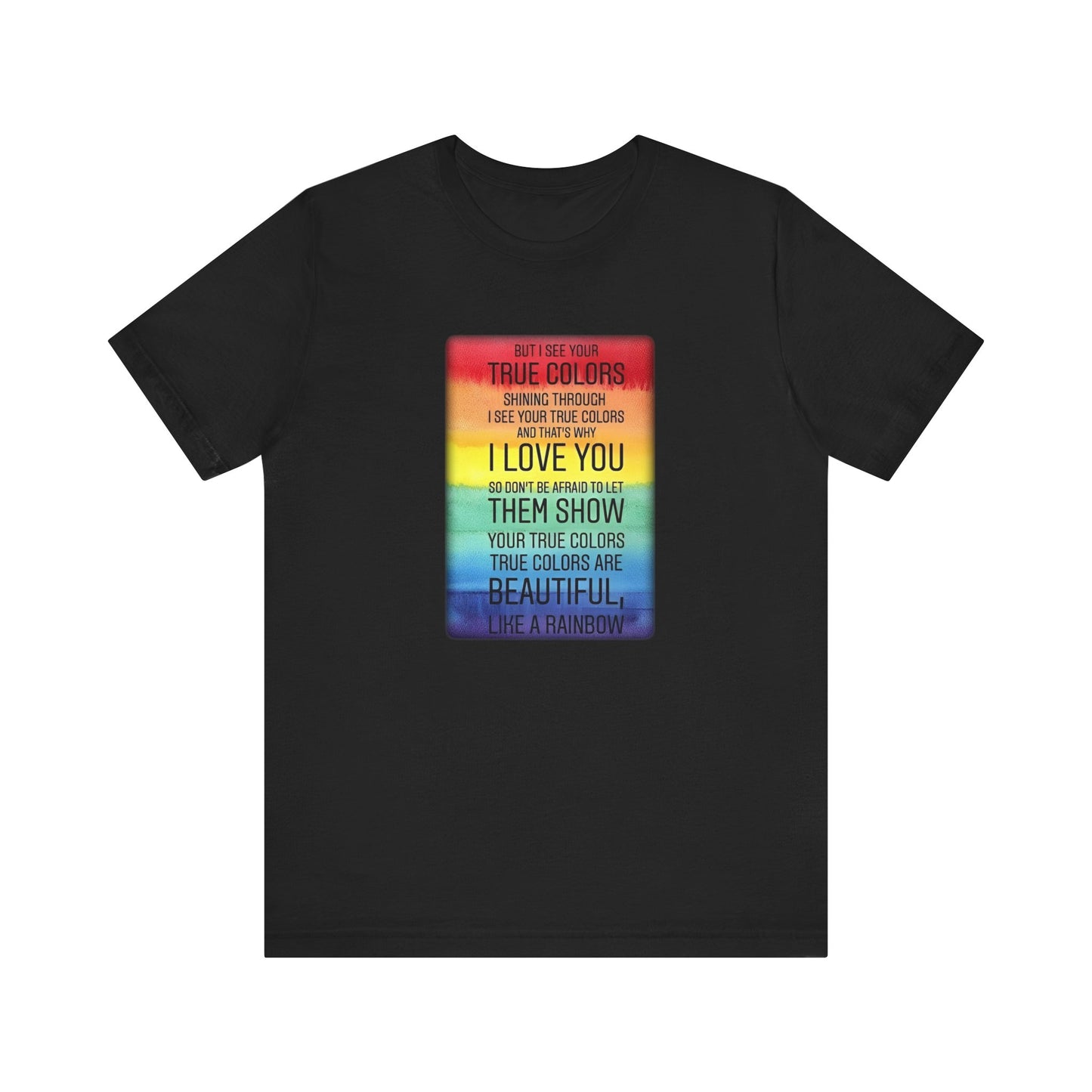 True colors Unisex Jersey Short Sleeve Tee