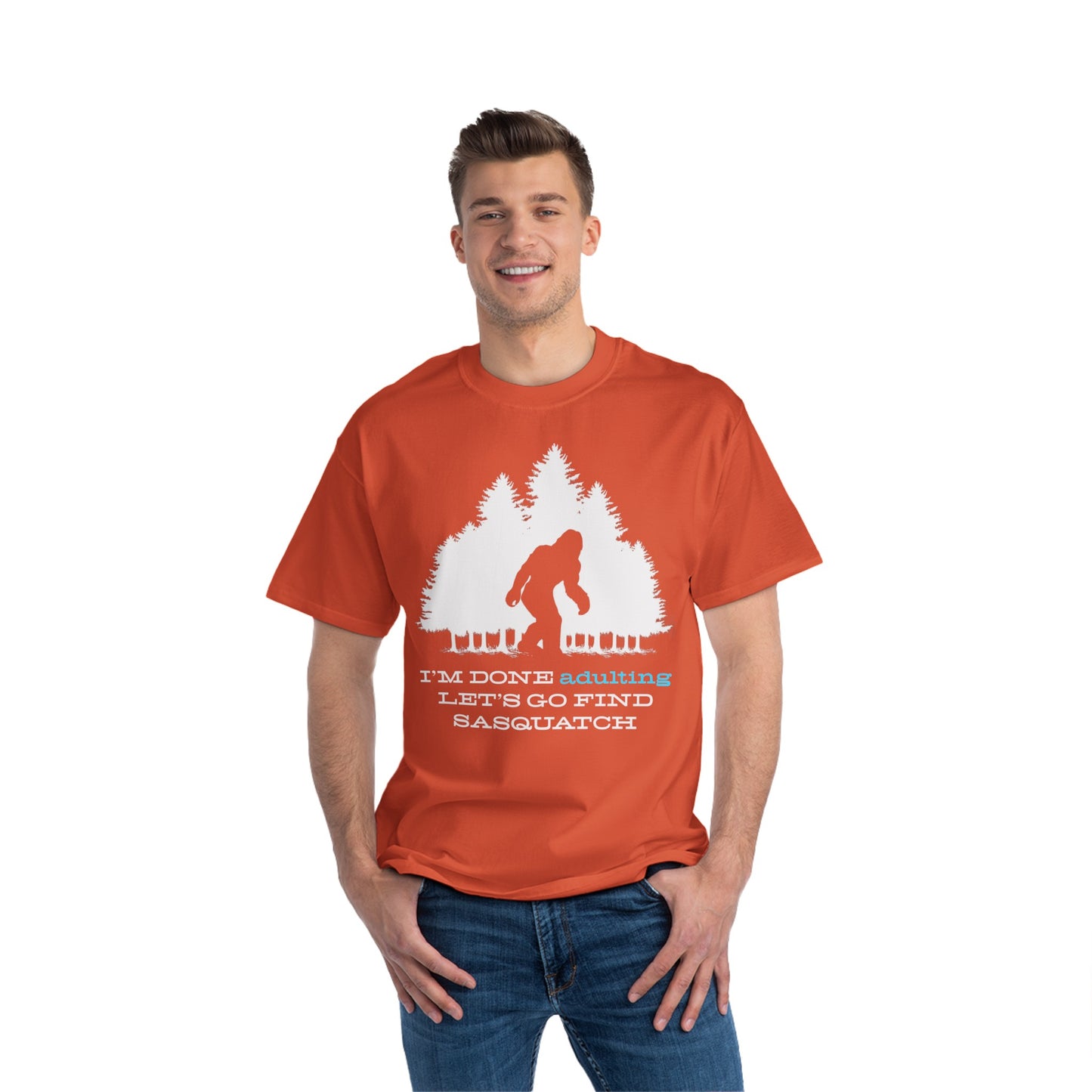 Sasquatch adulting Beefy-T®  Short-Sleeve T-Shirt