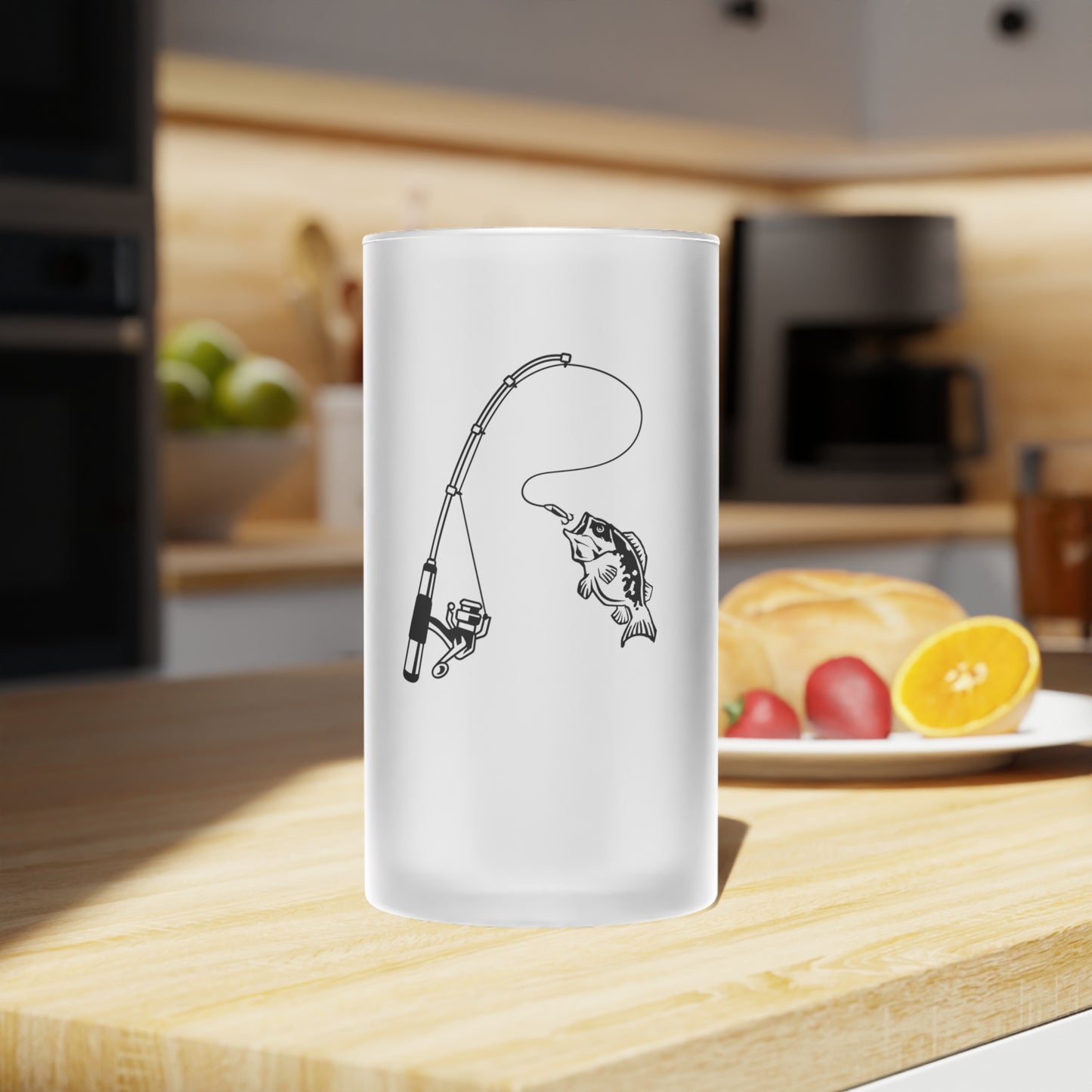 Frosted Glass Beer Mug