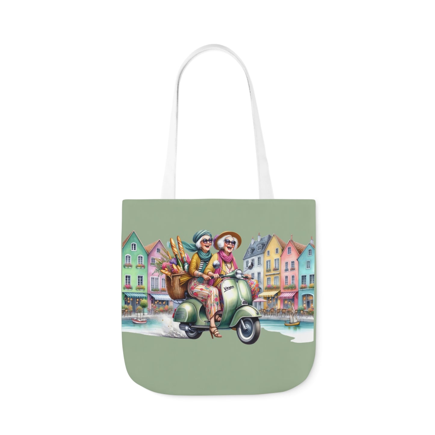 001 Canvas Tote Bag, 5-Color Straps