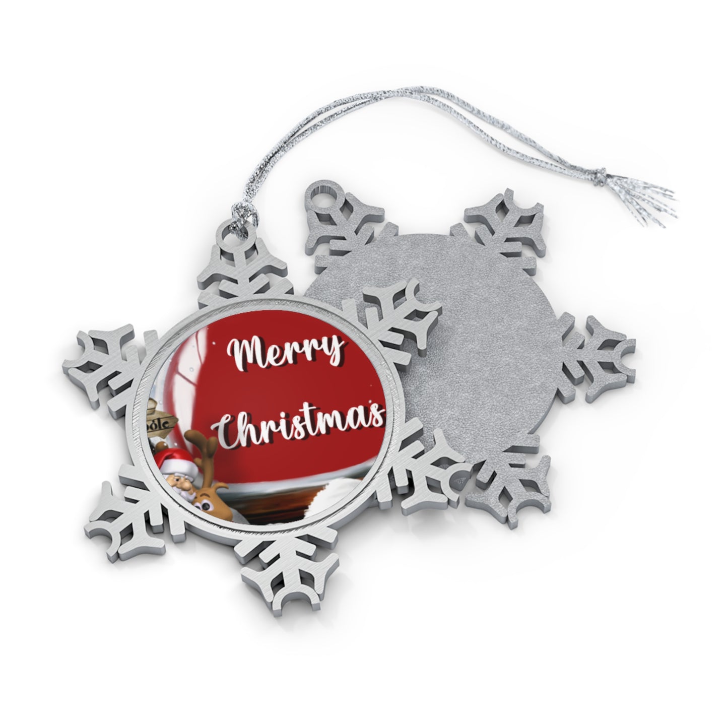 Pewter Snowflake Ornament