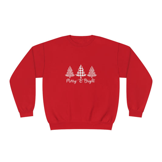 Merry and bright Unisex NuBlend® Crewneck Sweatshirt