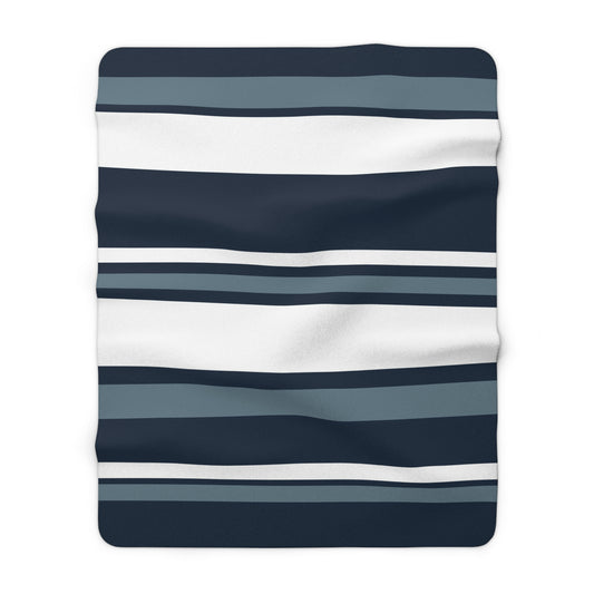 Blue Sherpa Fleece Blanket