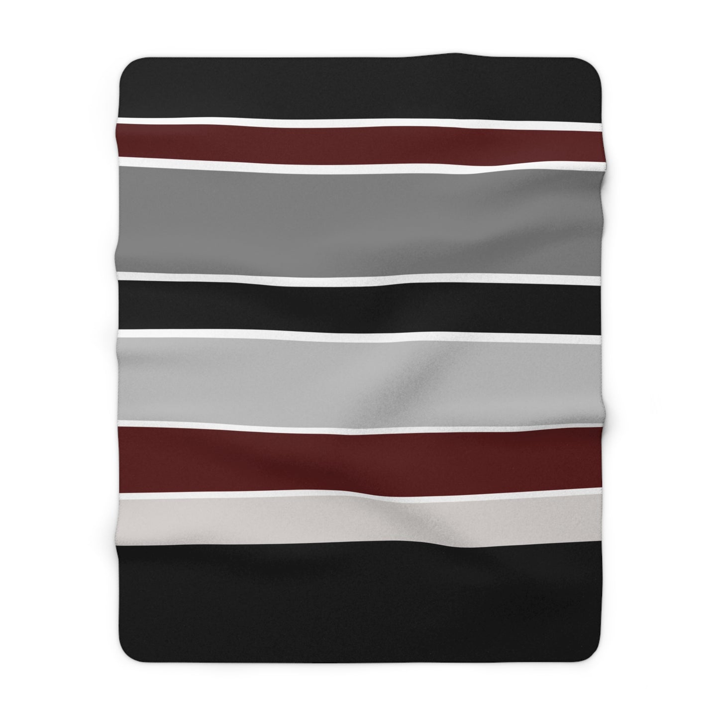 Burgundy Sherpa Fleece Blanket