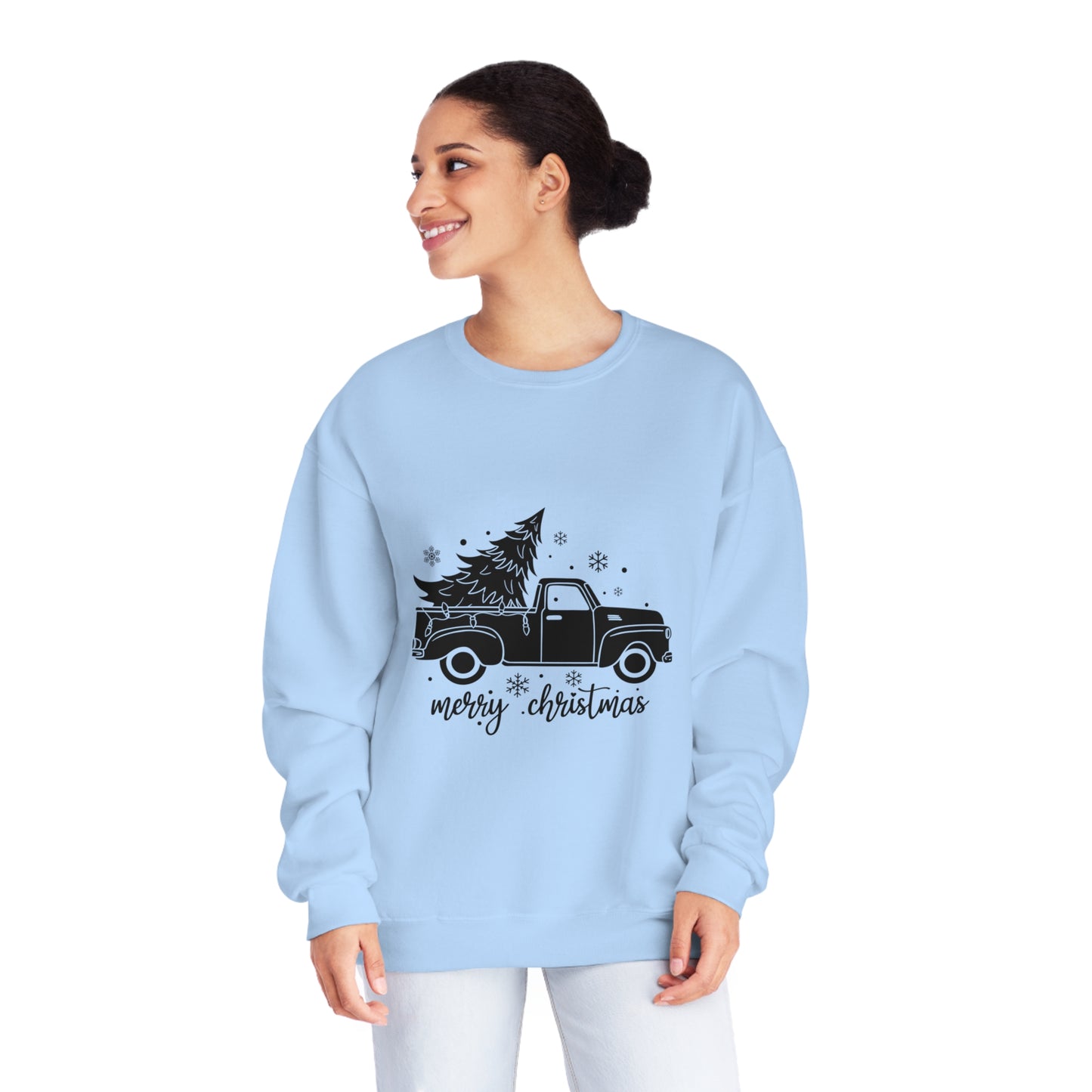 Merry Christmas Unisex NuBlend® Crewneck Sweatshirt