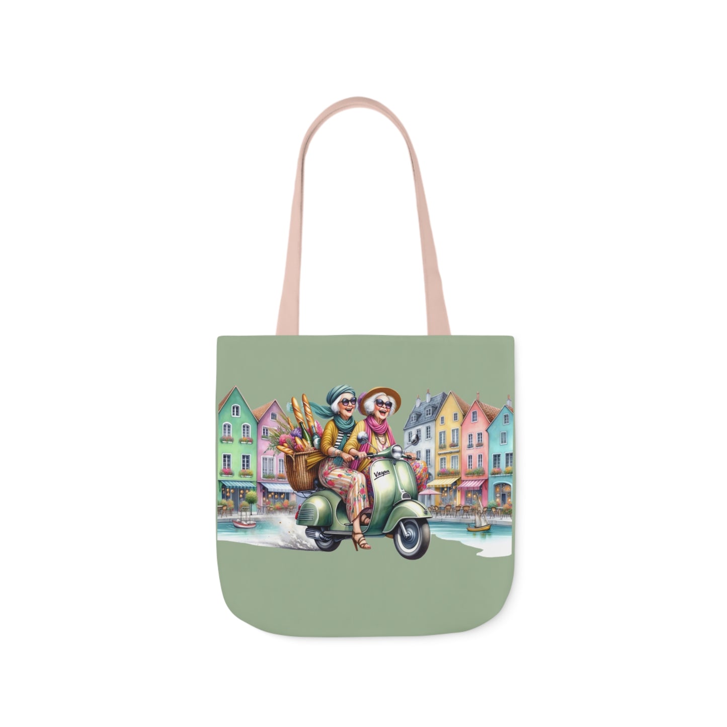 001 Canvas Tote Bag, 5-Color Straps