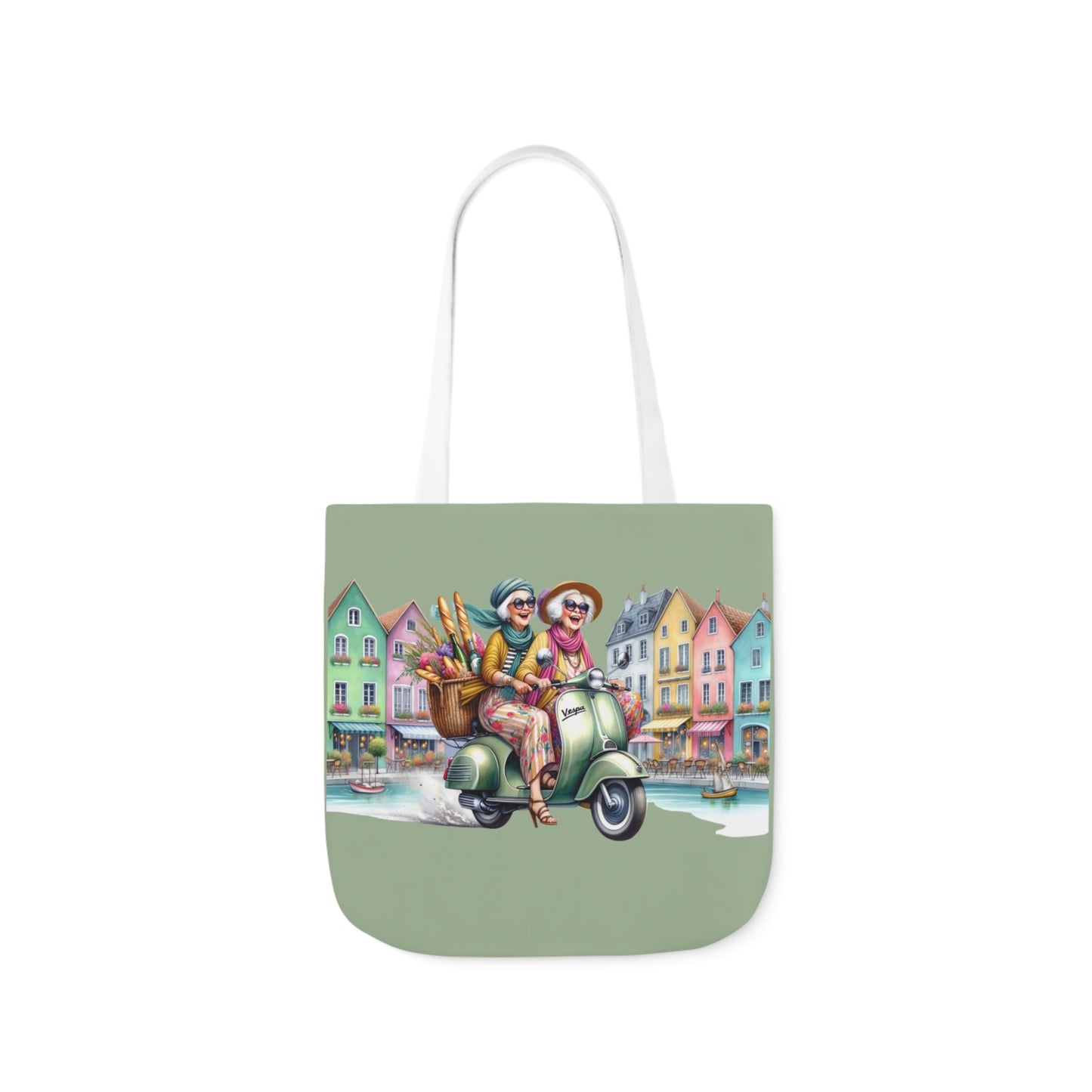 001 Canvas Tote Bag, 5-Color Straps