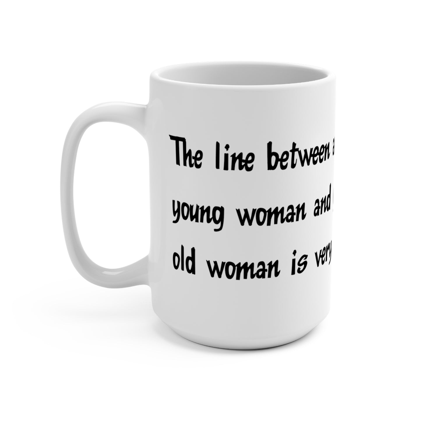 Fine line Mug 15oz