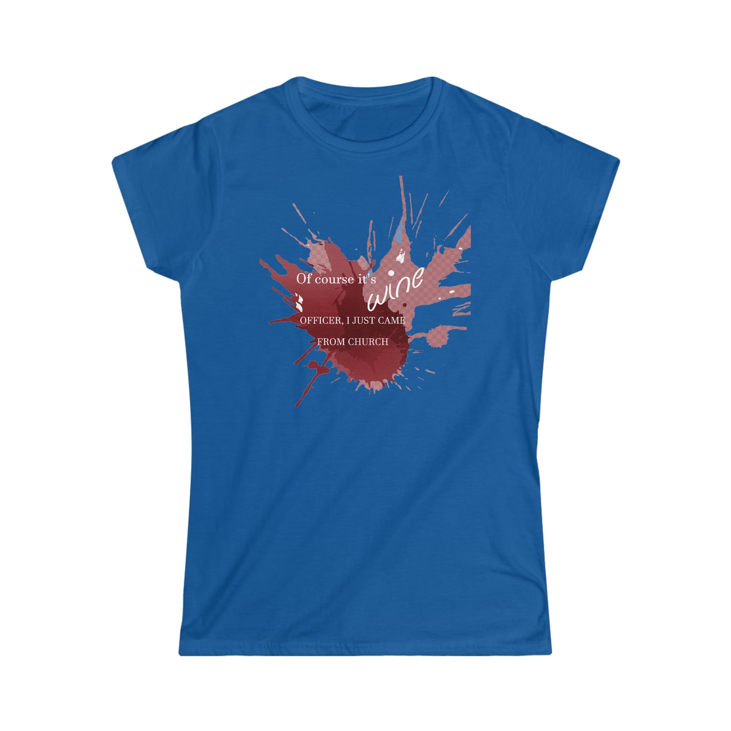 Wine Women's Softstyle Tee