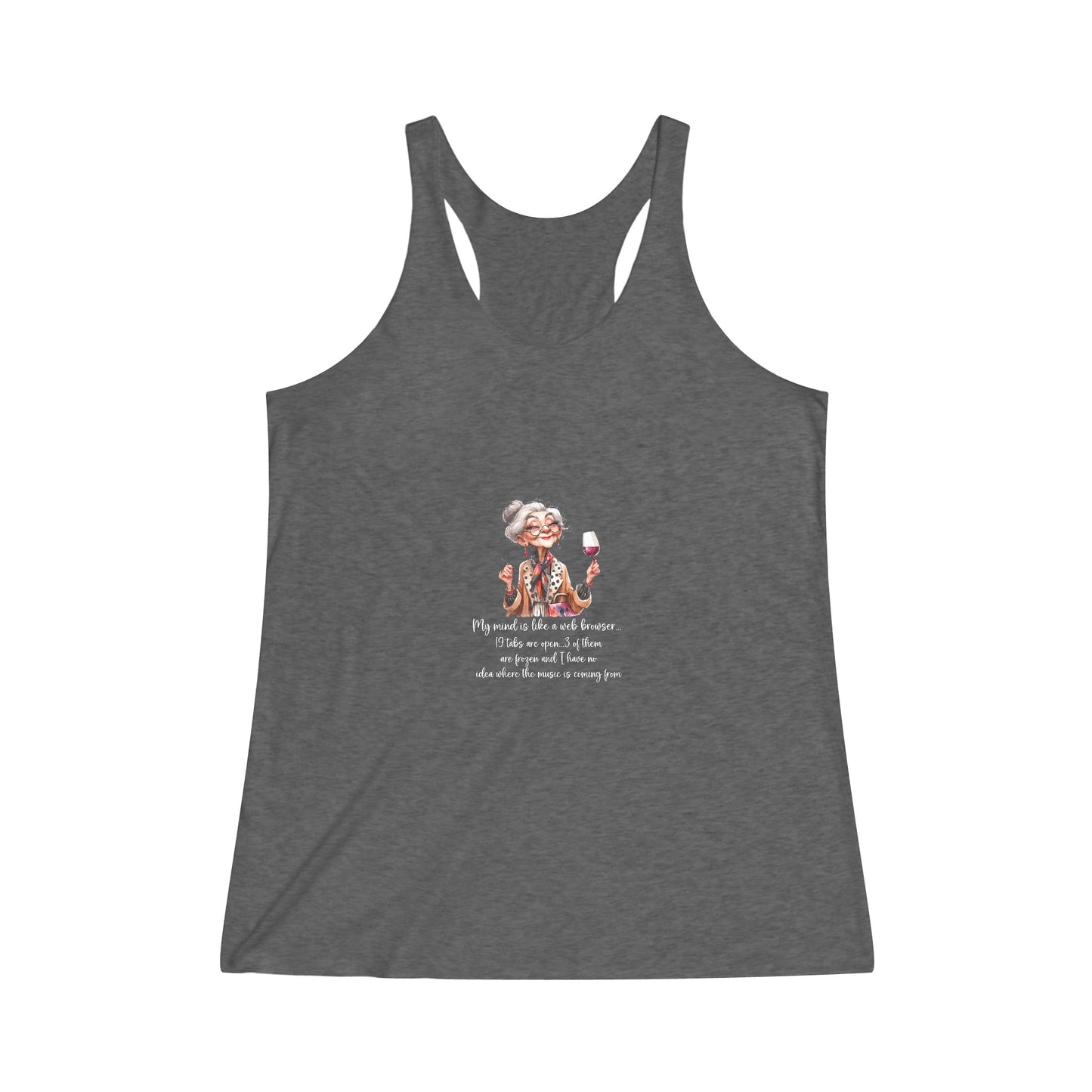 12 Women's Tri-Blend Racerback Tank