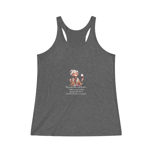 12 Women's Tri-Blend Racerback Tank