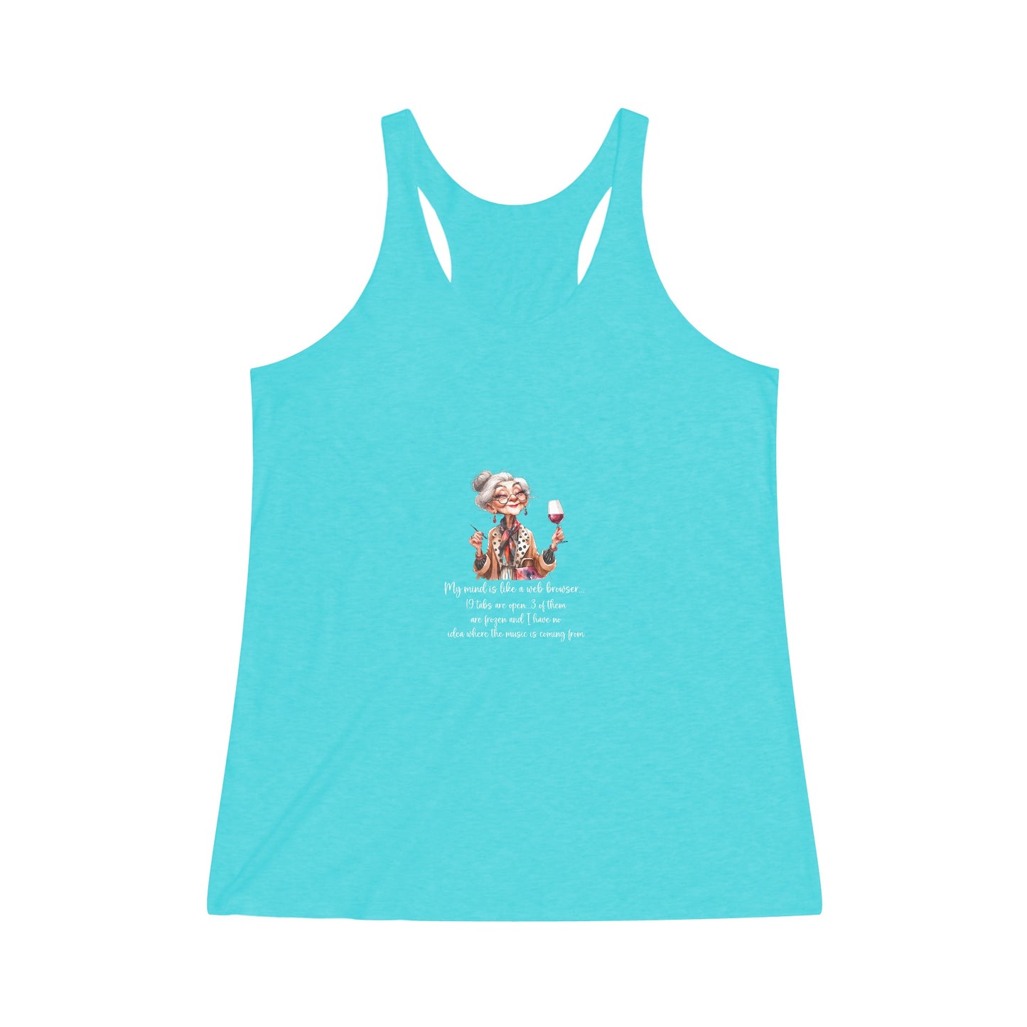 12 Women's Tri-Blend Racerback Tank