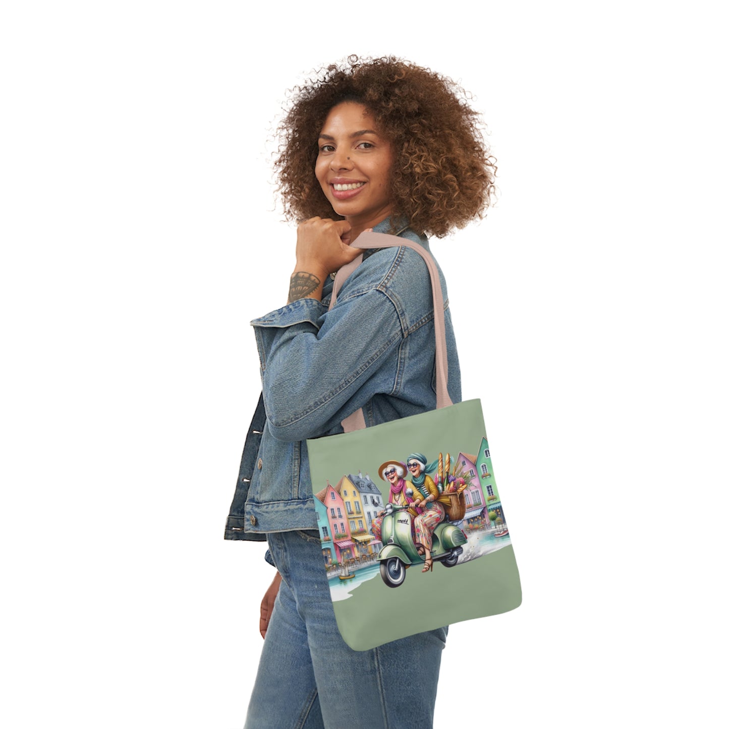 001 Canvas Tote Bag, 5-Color Straps