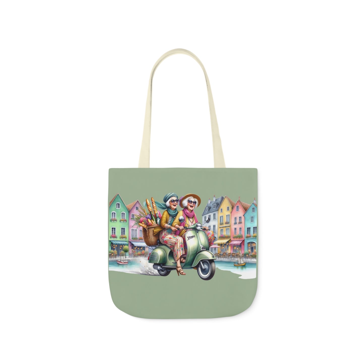 001 Canvas Tote Bag, 5-Color Straps