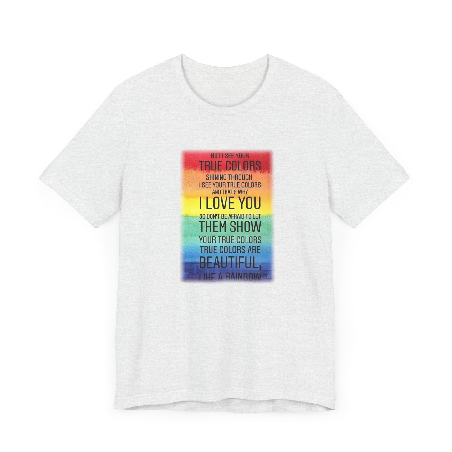 True colors Unisex Jersey Short Sleeve Tee