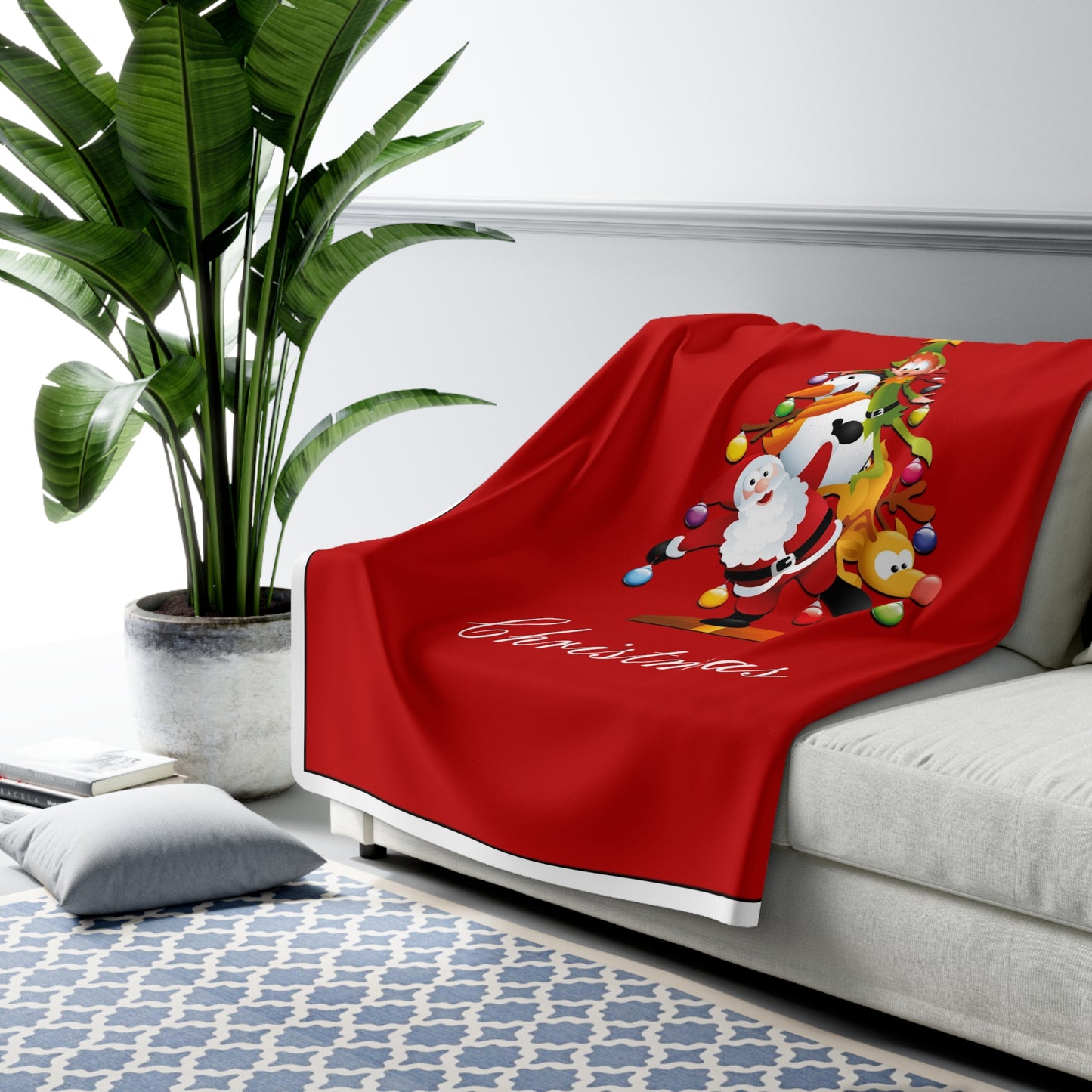 Christmas 1 Sherpa Fleece Blanket