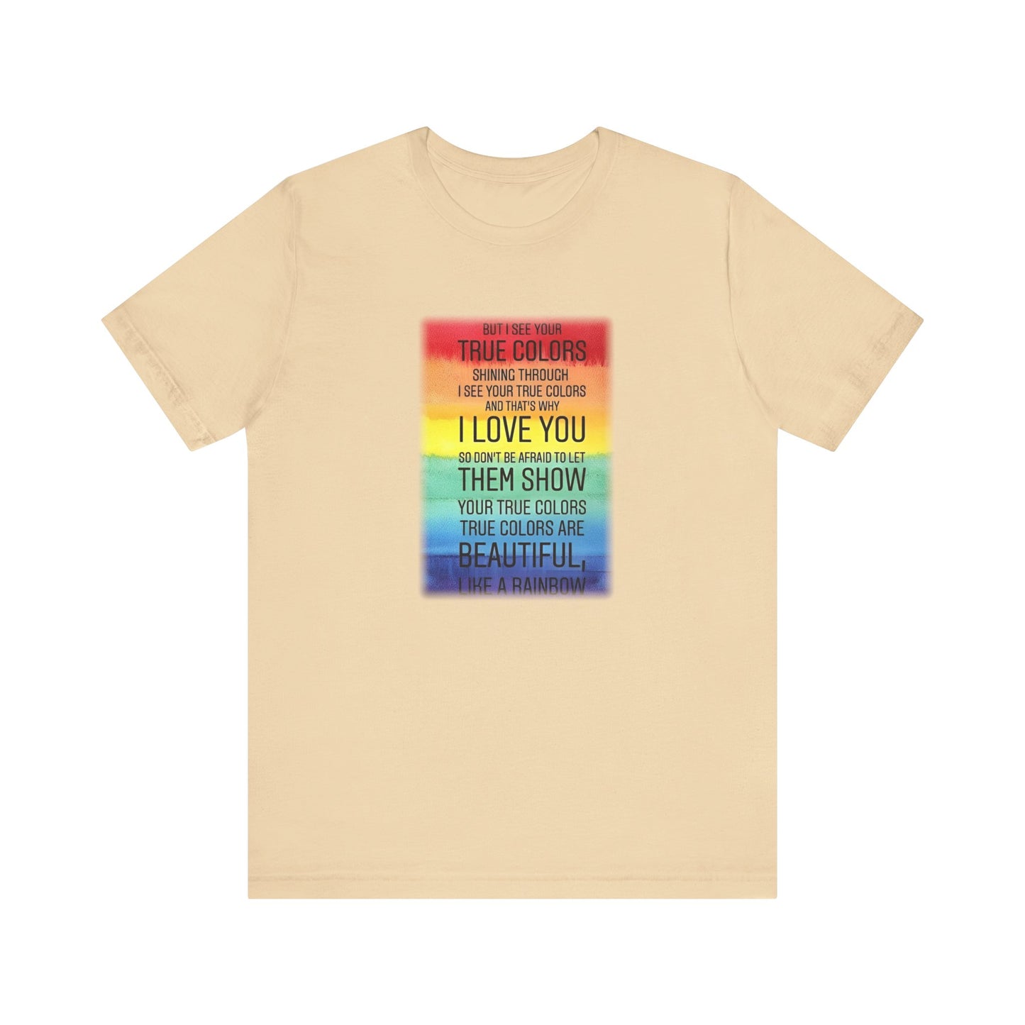 True colors Unisex Jersey Short Sleeve Tee