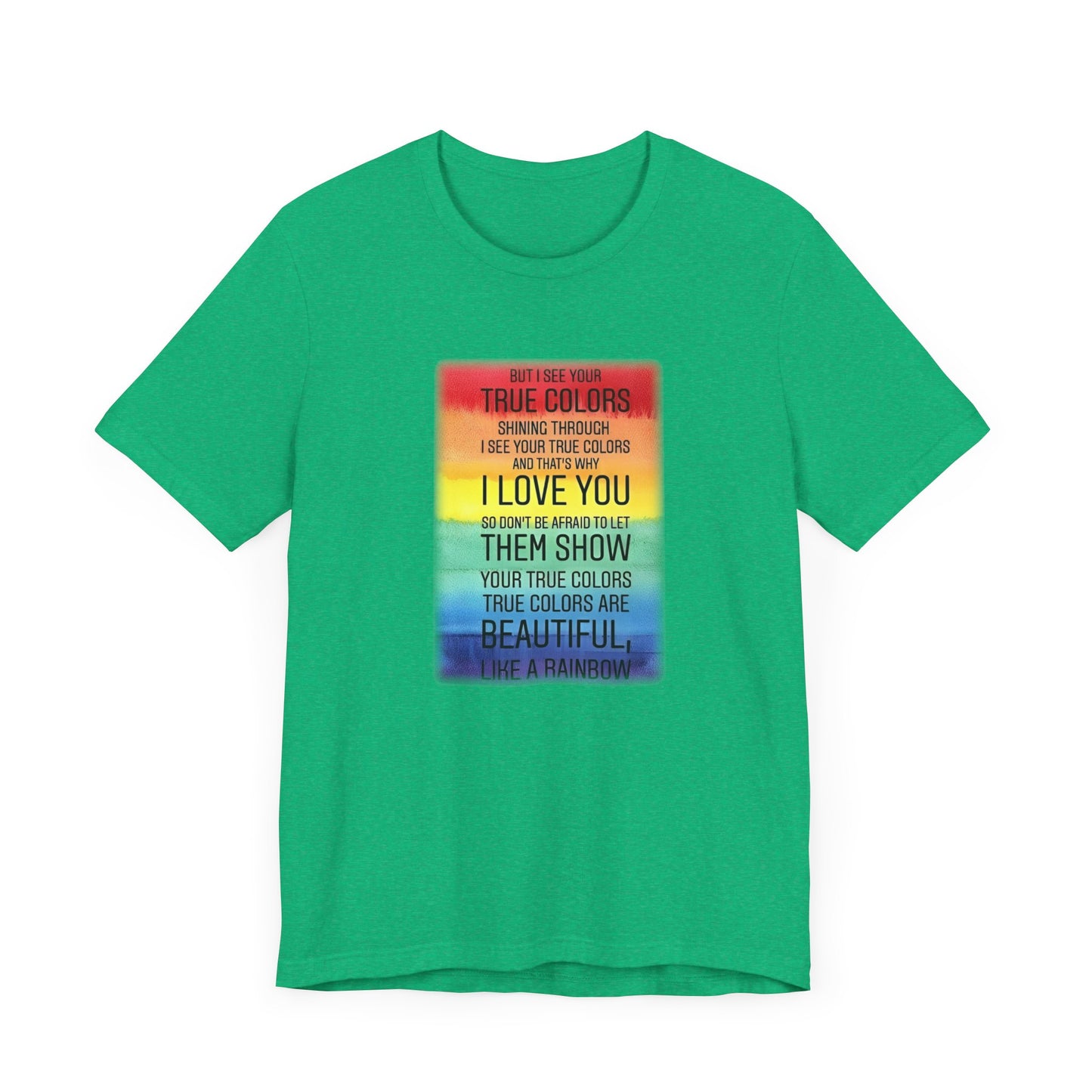 True colors Unisex Jersey Short Sleeve Tee