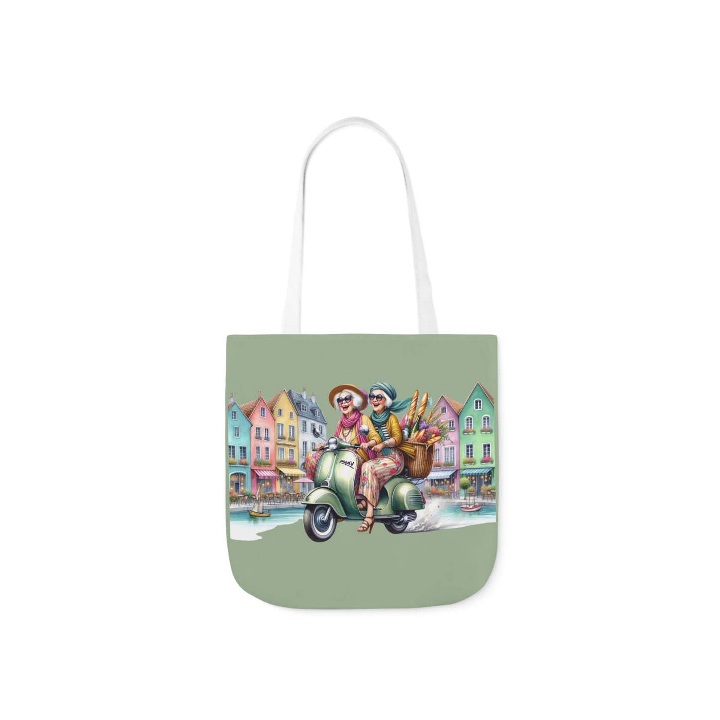 001 Canvas Tote Bag, 5-Color Straps