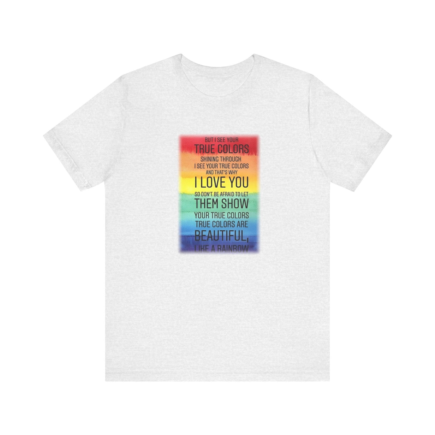 True colors Unisex Jersey Short Sleeve Tee