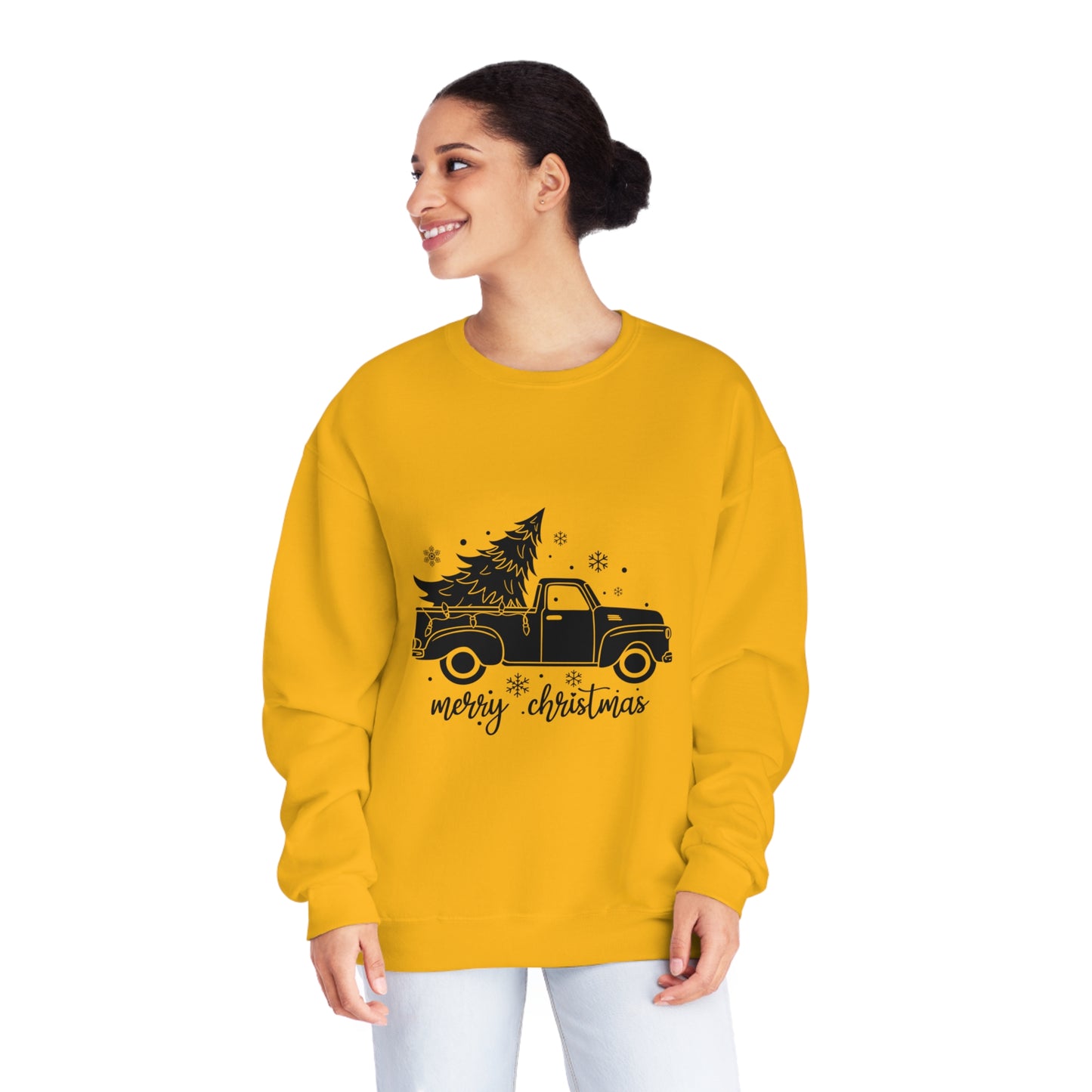 Merry Christmas Unisex NuBlend® Crewneck Sweatshirt